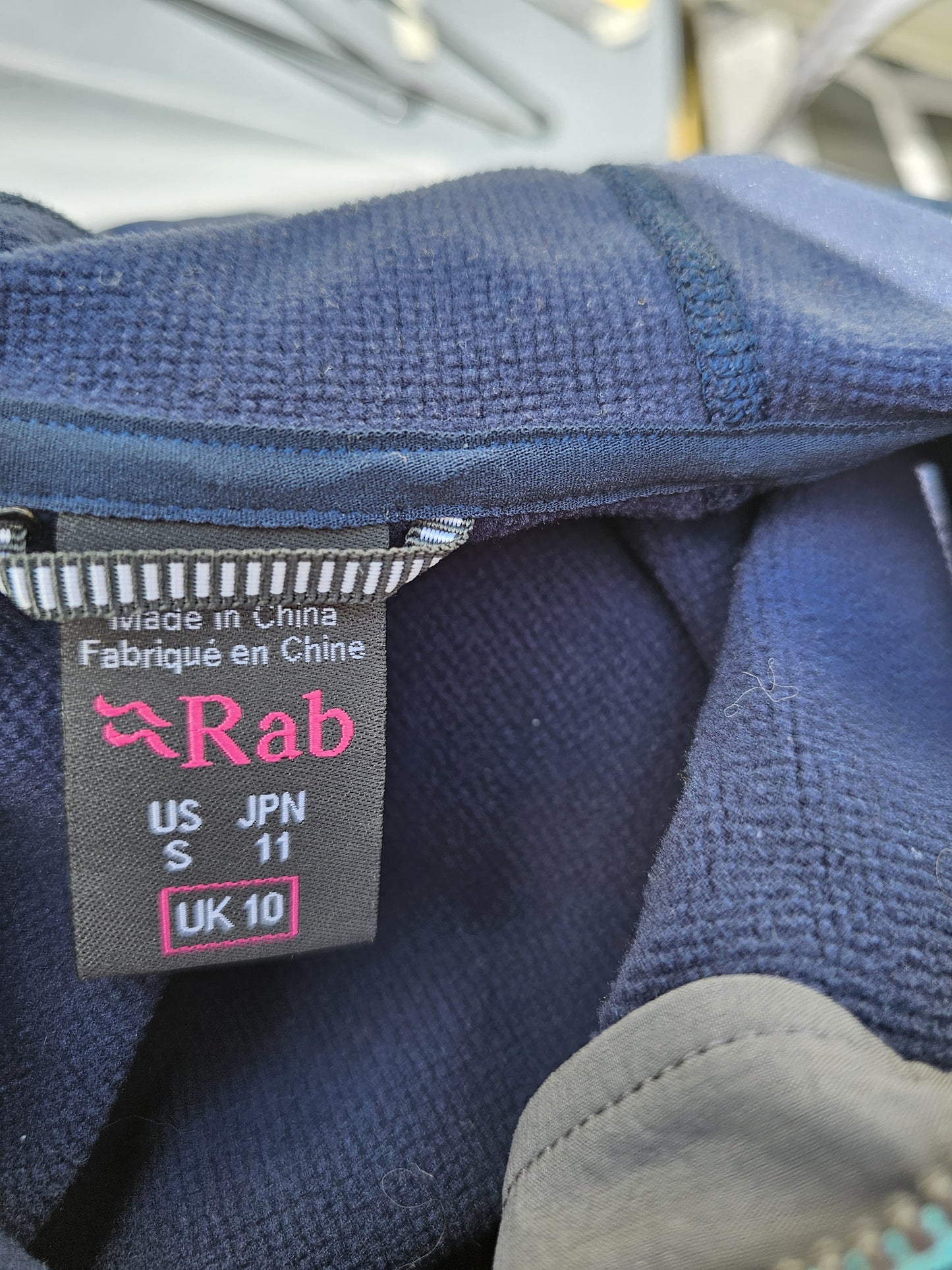 Womens Rab Full Zip Hooded Thermic Fleece Jacket - UK 10