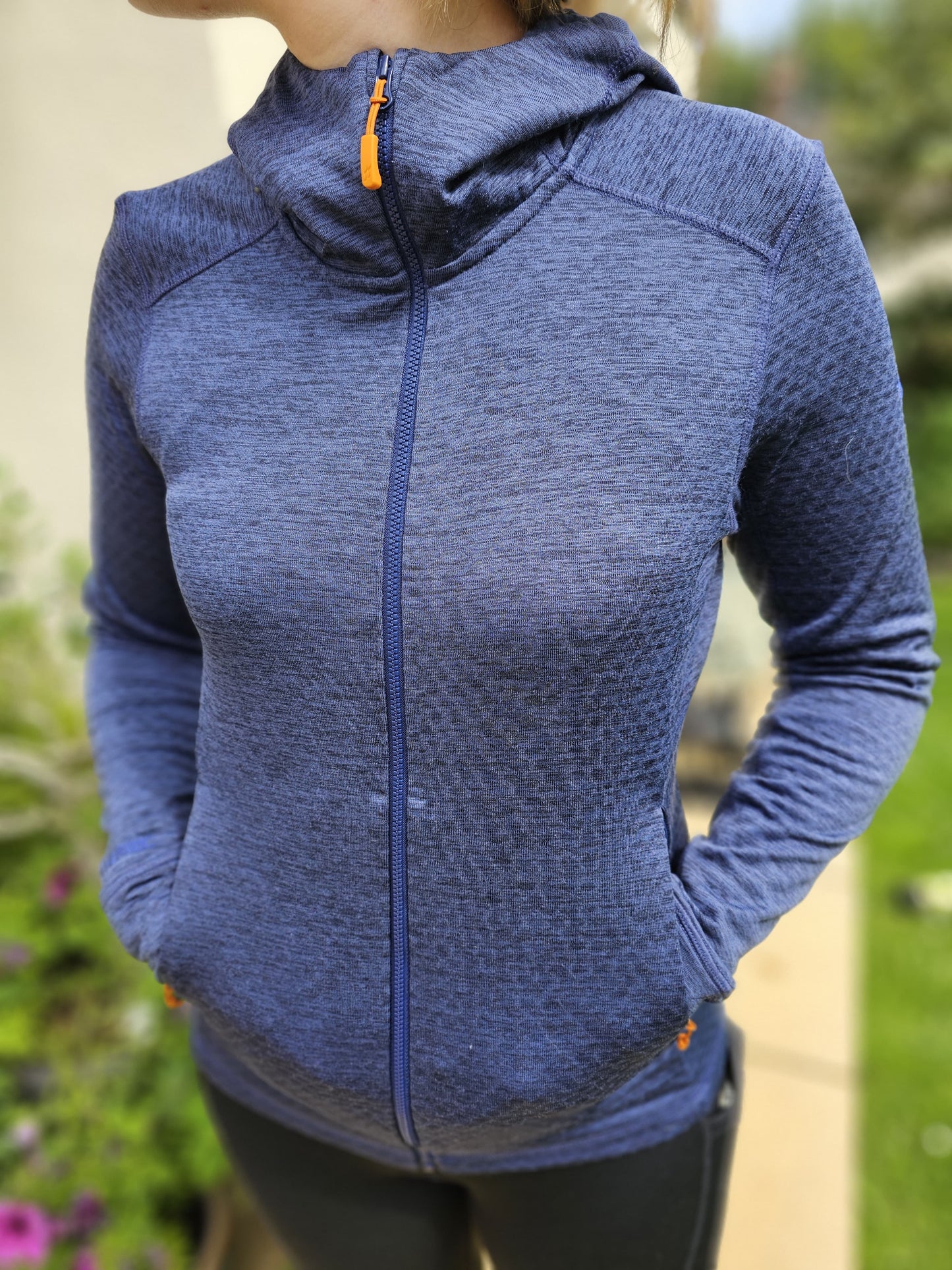 Womens Rab Full Zip Hooded Thermic Fleece Jacket - UK 10