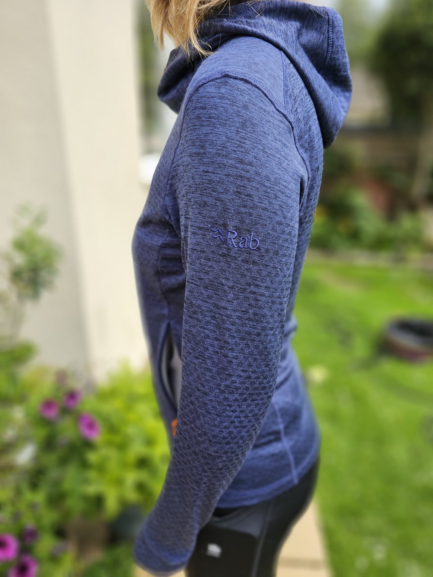 Womens Rab Full Zip Hooded Thermic Fleece Jacket - UK 10