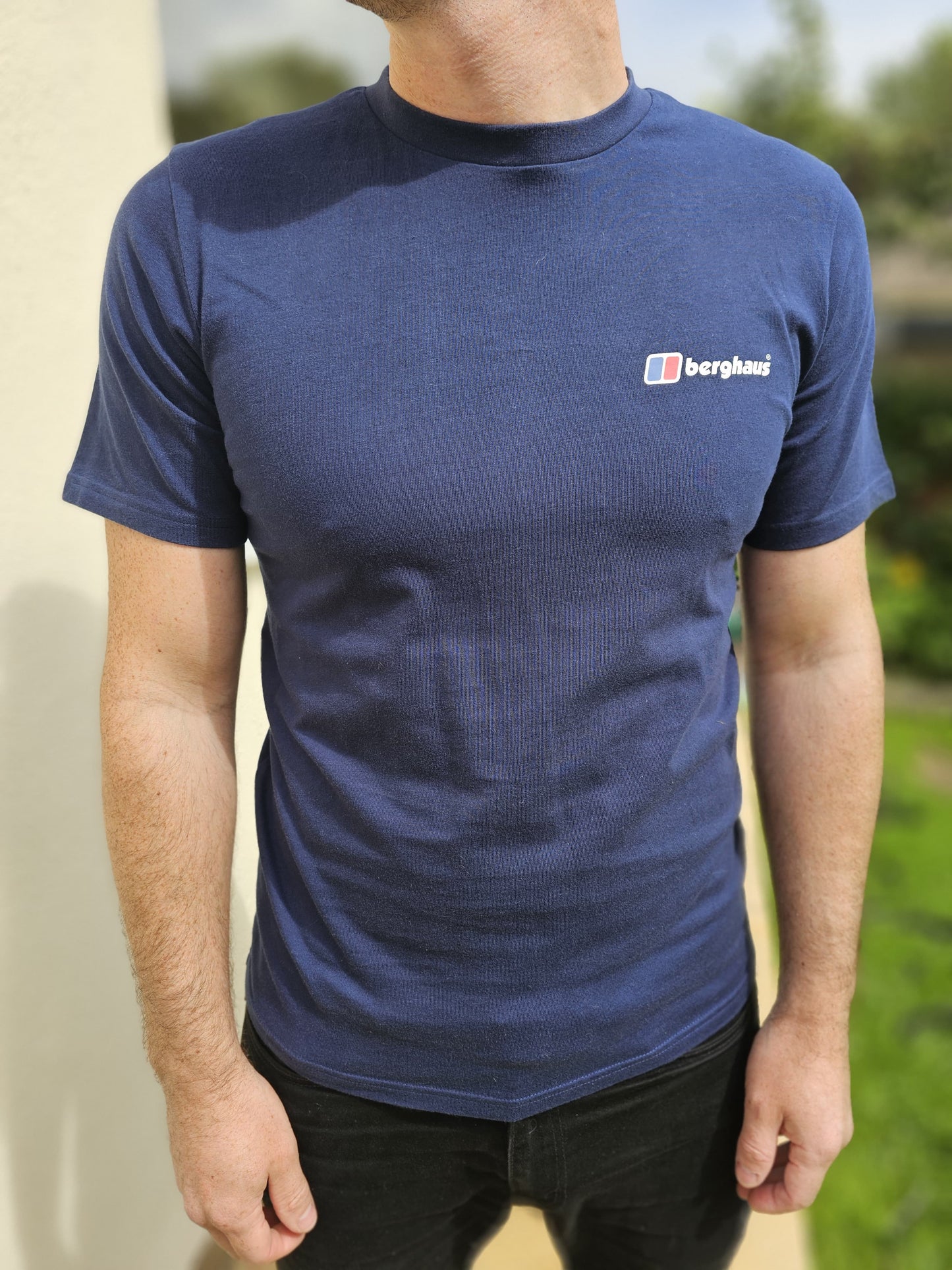 Berghaus Navy & White Chest Print Short Sleeve T-Shirts Bundle x 2 - M/Medium