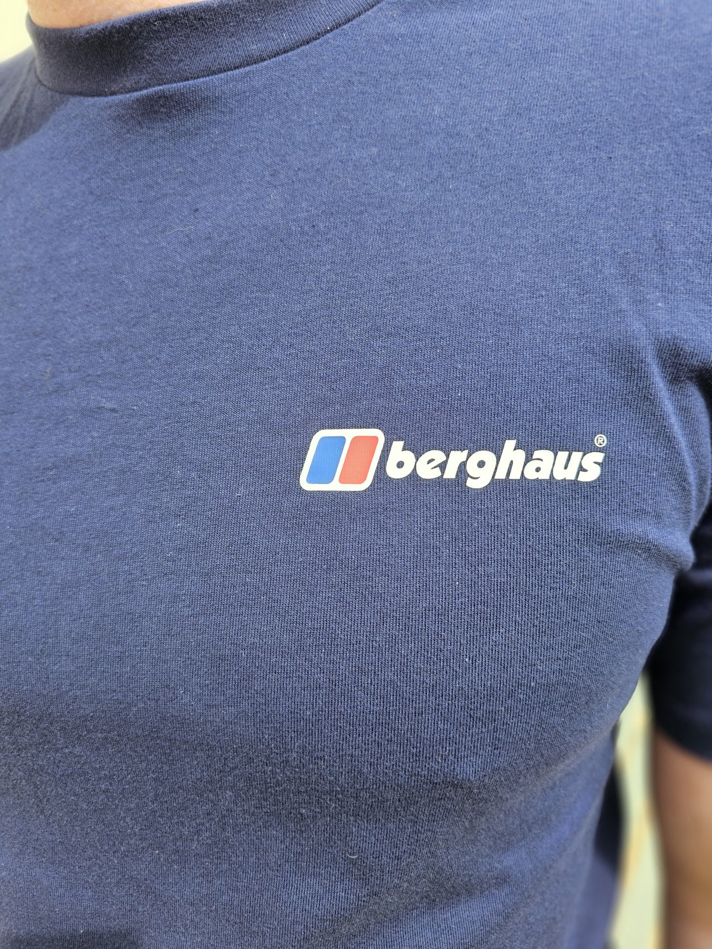 Berghaus Navy & White Chest Print Short Sleeve T-Shirts Bundle x 2 - M/Medium