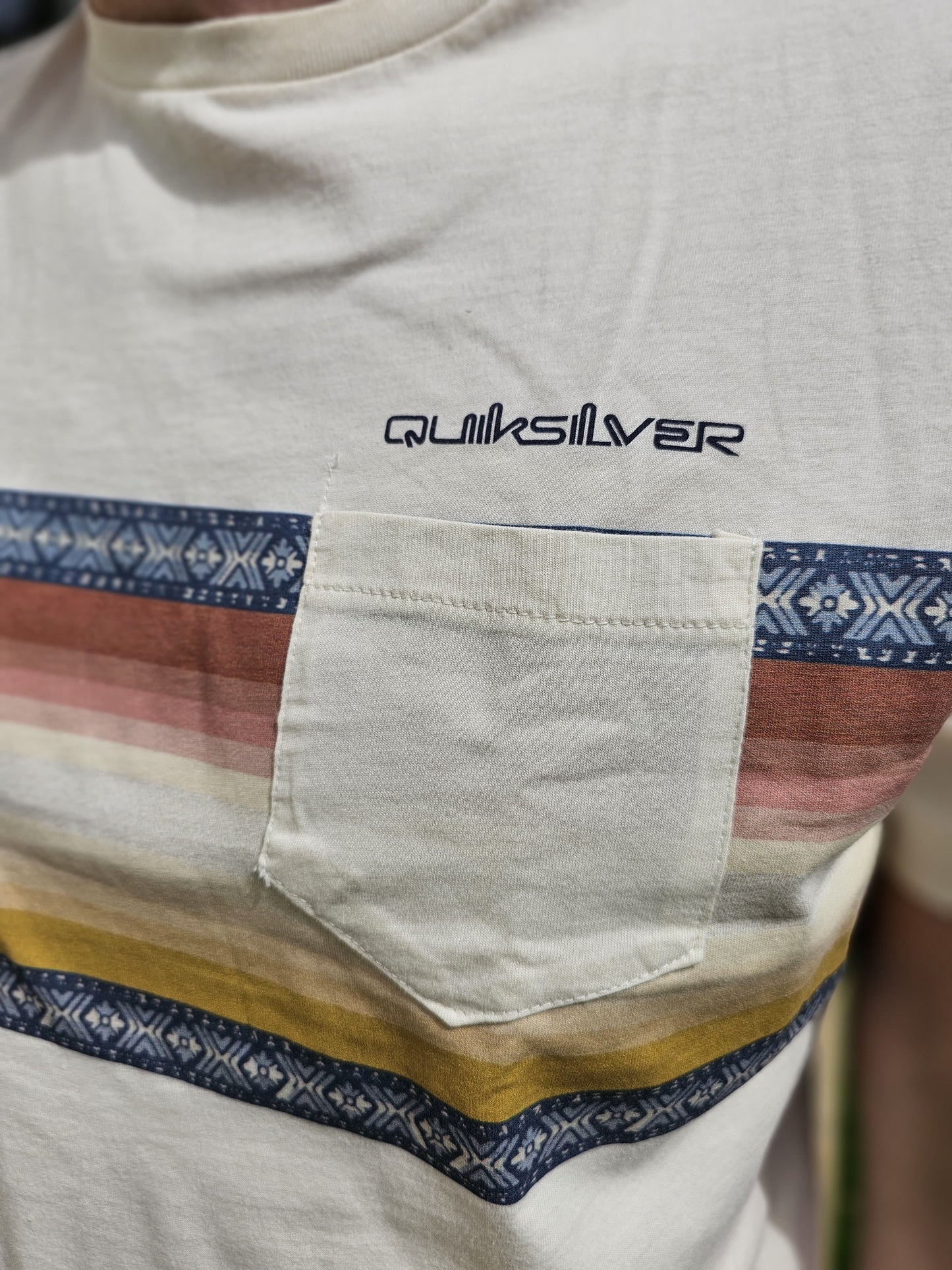 Mens Quiksilver Short Sleeve Print T-Shirt/Top Bundle - L/G/Large