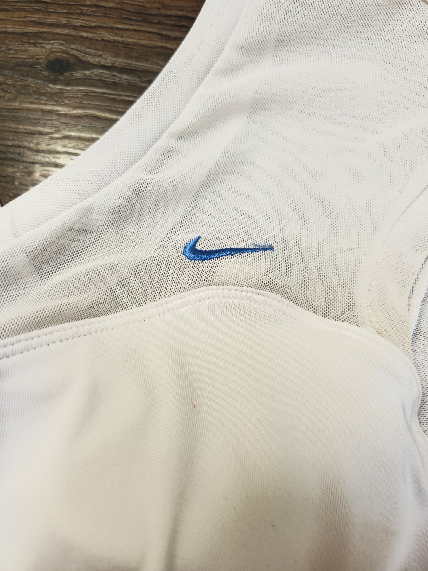 Nike X Serena Williams 2011 Australian Open Pleated Activewear Tennis Dress White/Blue - S/Small