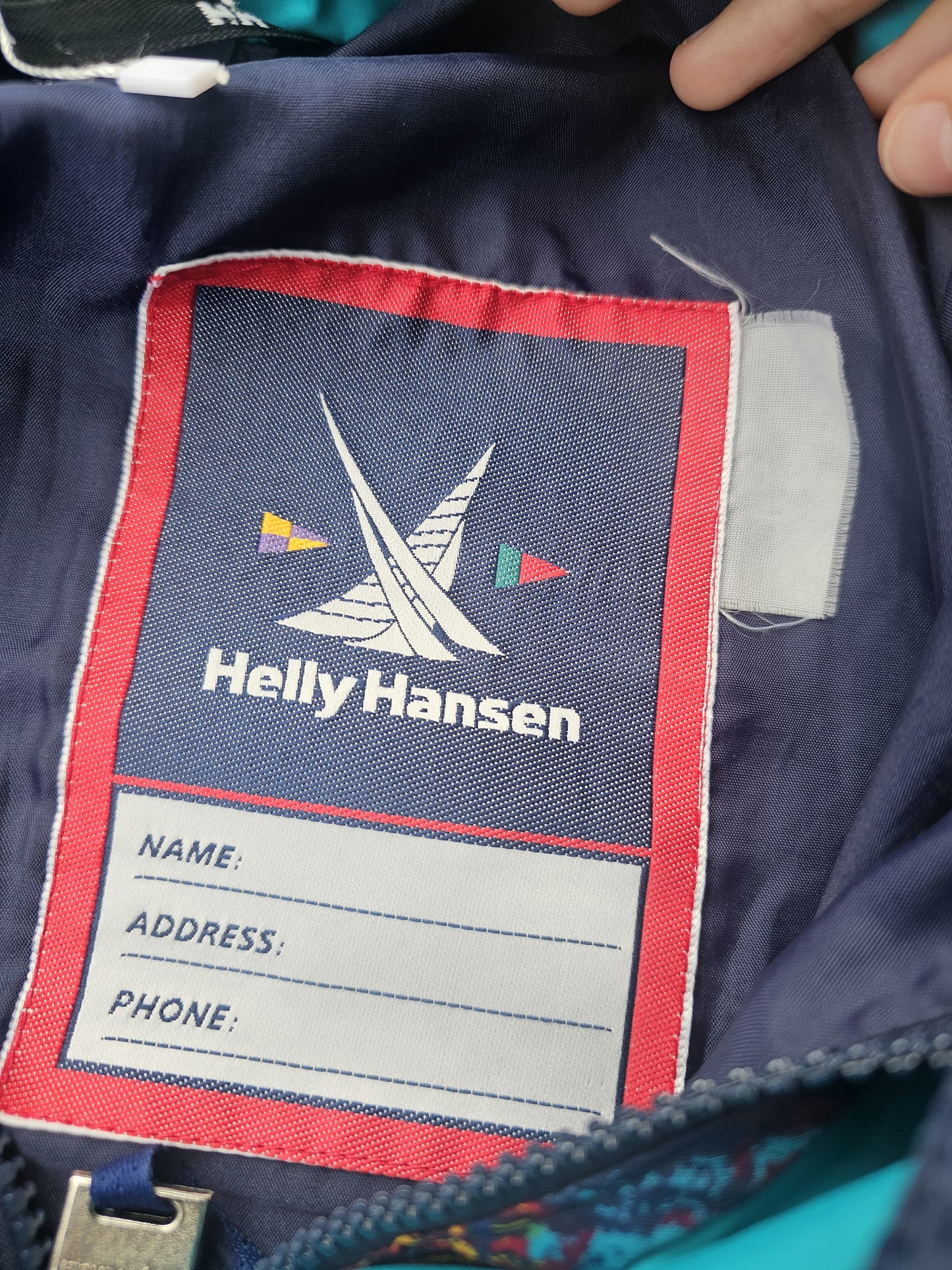Awesome Vintage Helly Hansen 90s Rain Wind Coat Jacket - XL/XXL