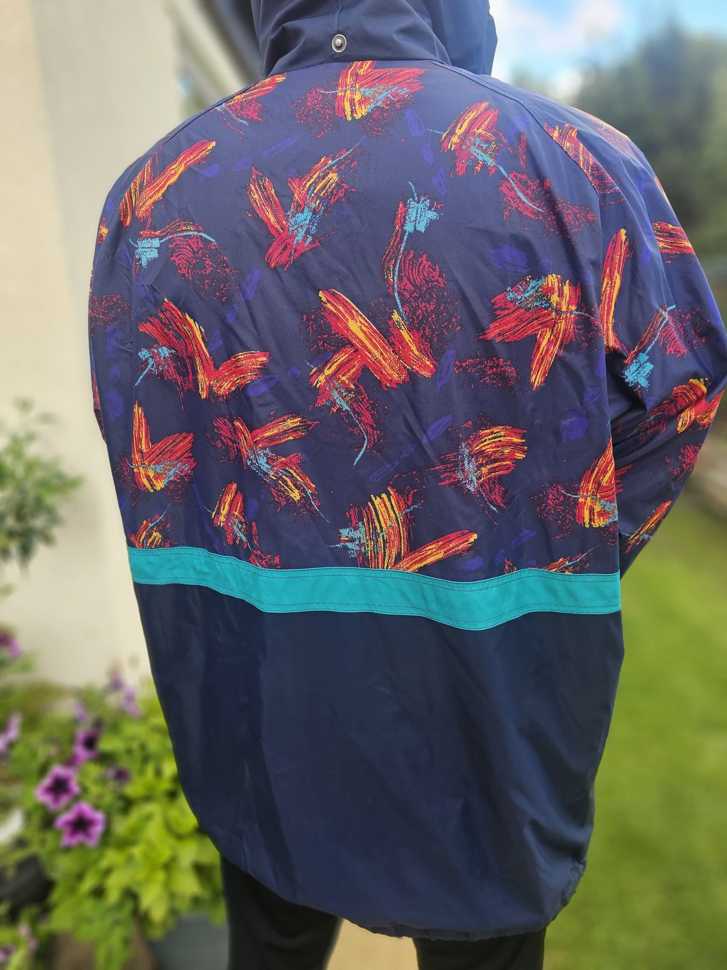 Awesome Vintage Helly Hansen 90s Rain Wind Coat Jacket - XL/XXL