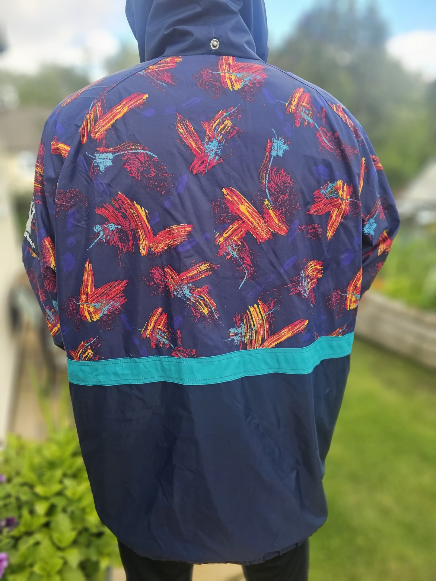 Awesome Vintage Helly Hansen 90s Rain Wind Coat Jacket - XL/XXL