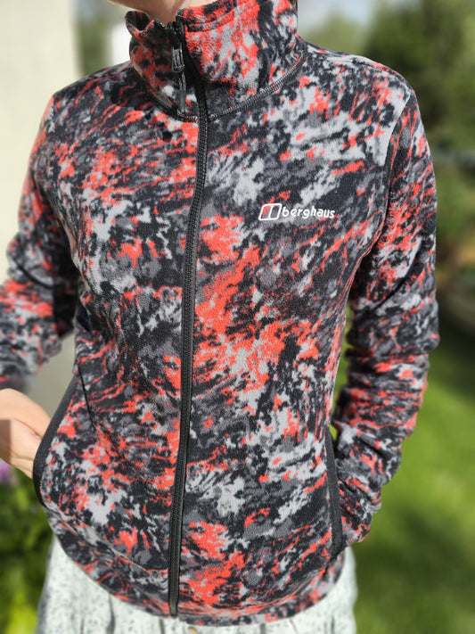 Berghaus Full Zip Multicolour Abstract Style Fleece Jacket - 12