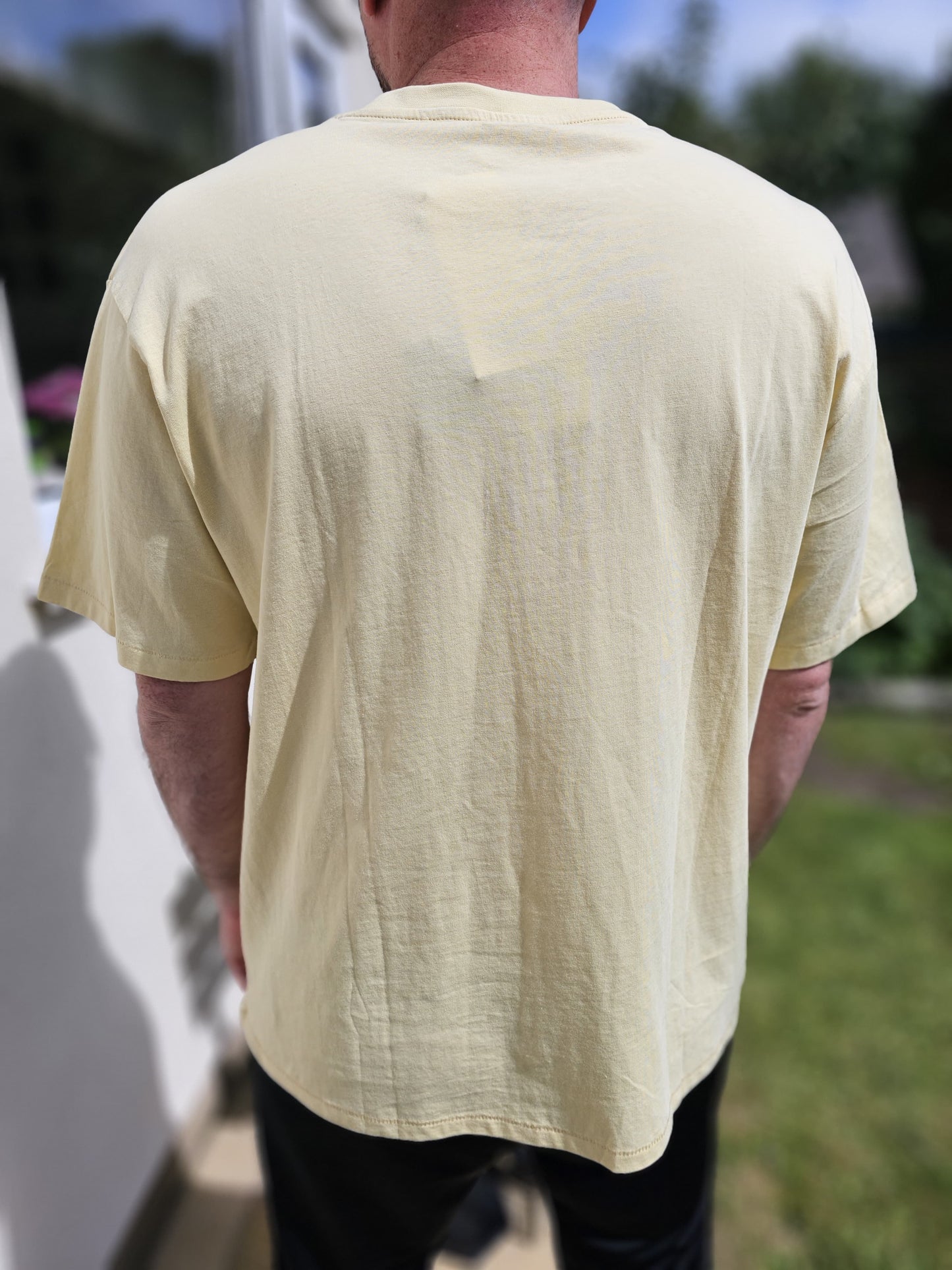 Brand New Wrangler Big Spellout Print Yellow Short Sleeve T-Shirt - XXL/3XL