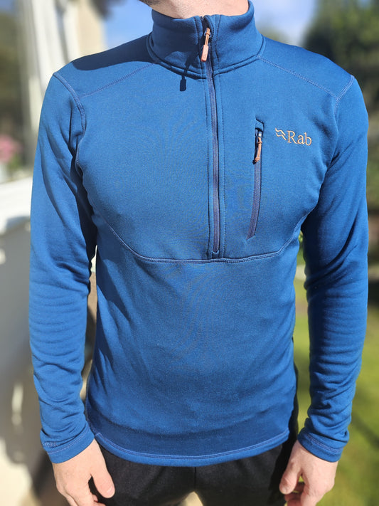 Rab 1/2 Zip Mid Layer Long Sleeve Jumper - M/Medium
