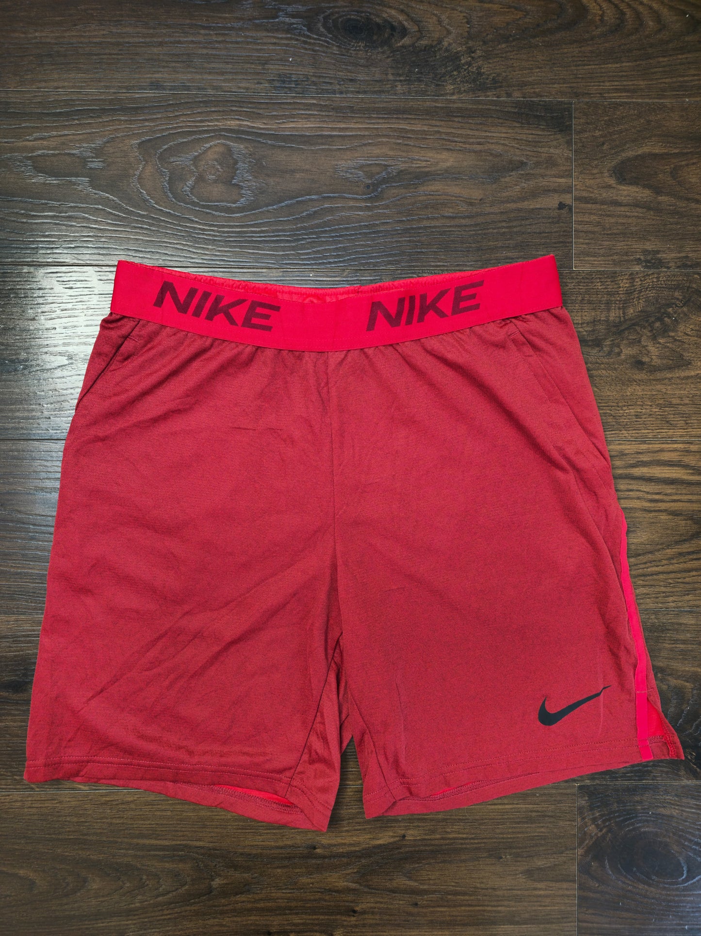 Nike Dri-Fit Deep Red Activewear Shorts - M/Medium