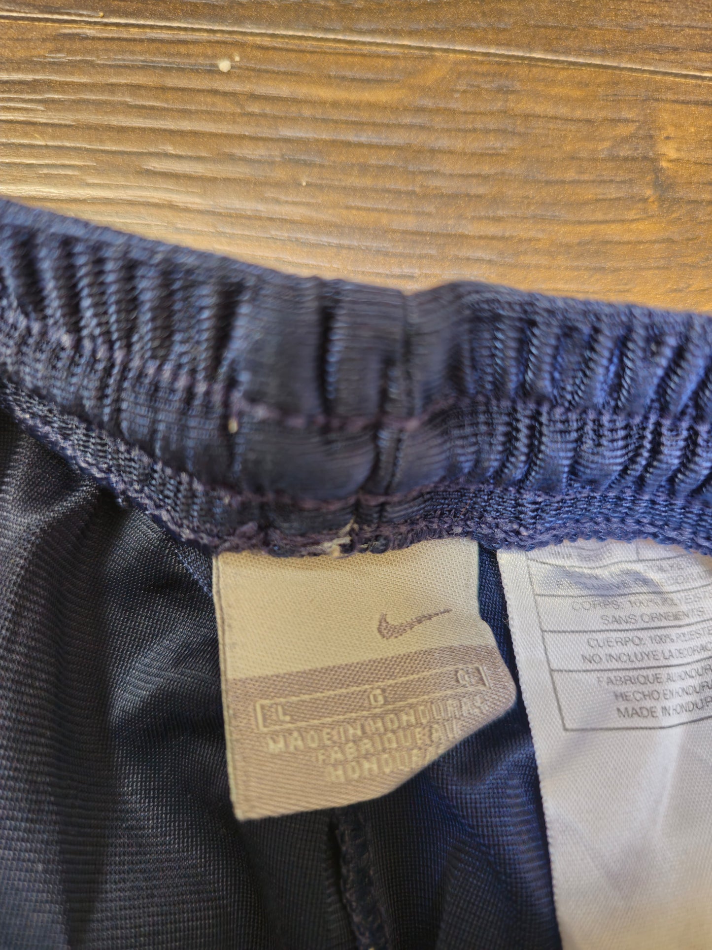 Nike Vintage Silver Tag Navy Activewear Shorts - L/Large