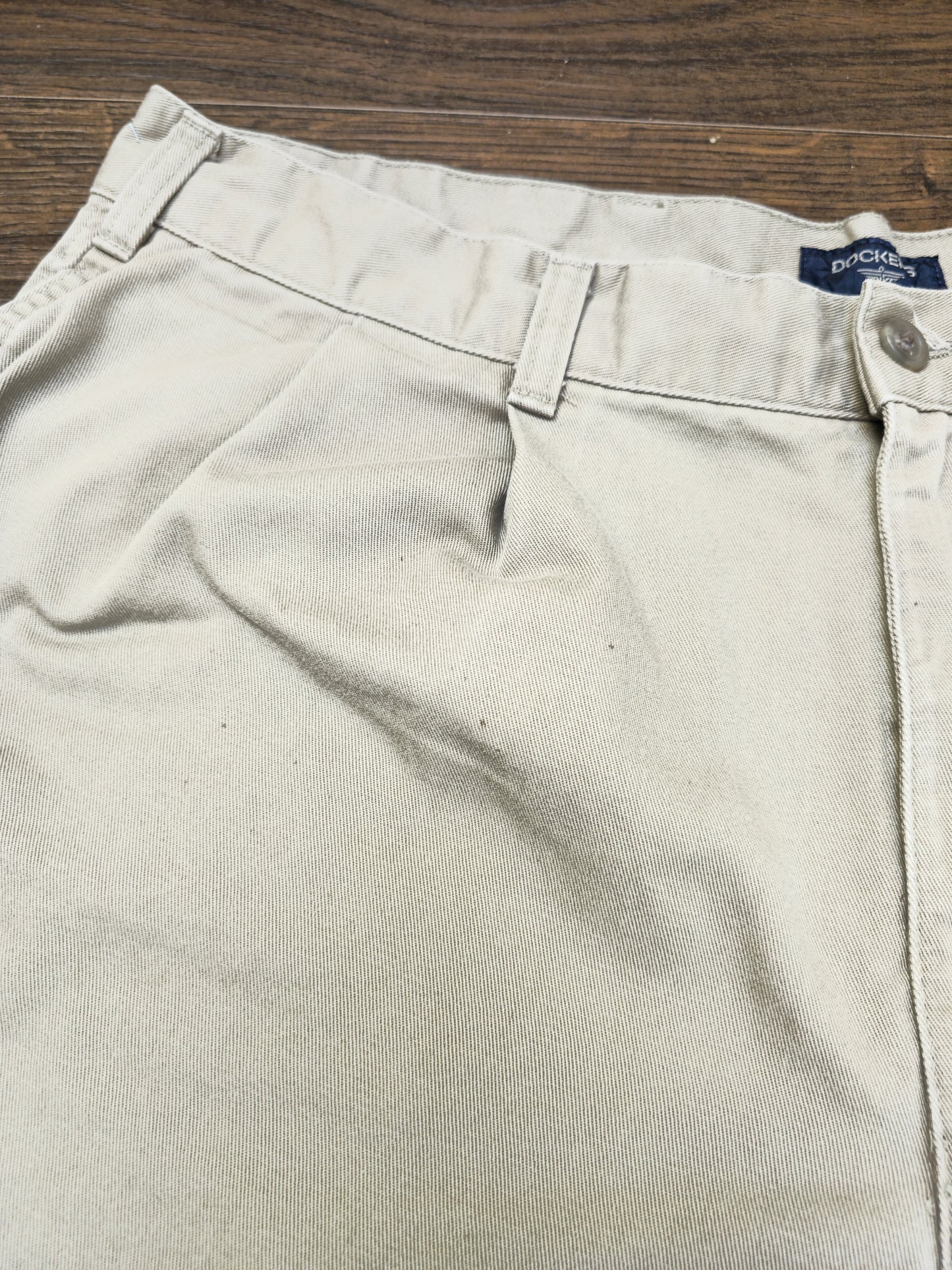 Men’s Khaki Dockers Chino Shorts - W36/L7 – Smart Casual Cotton Summer Shorts