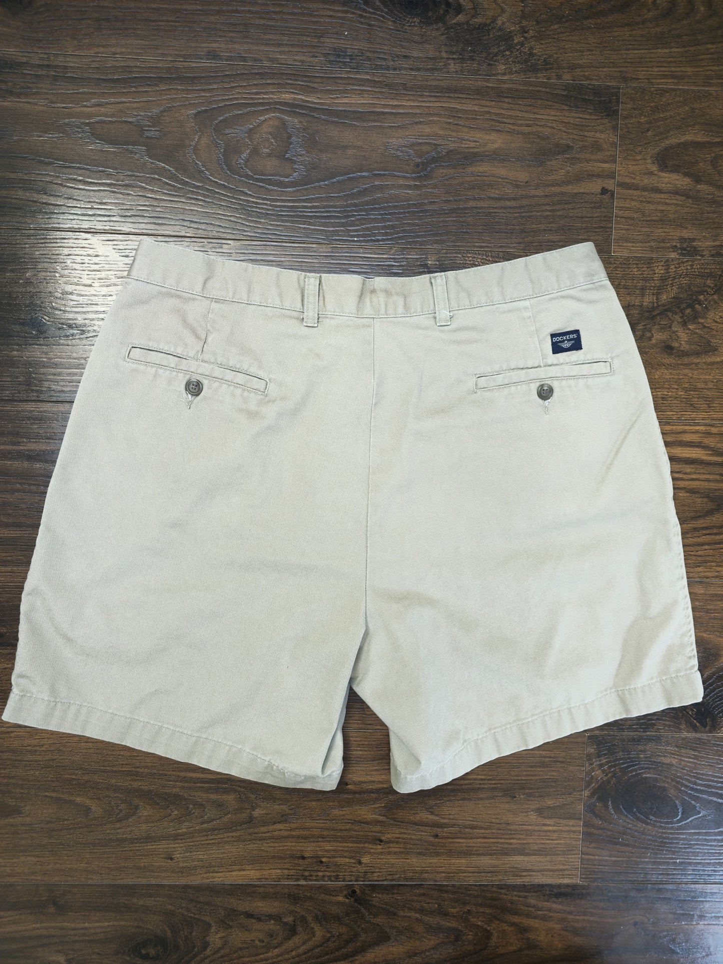 Men’s Khaki Dockers Chino Shorts - W36/L7 – Smart Casual Cotton Summer Shorts