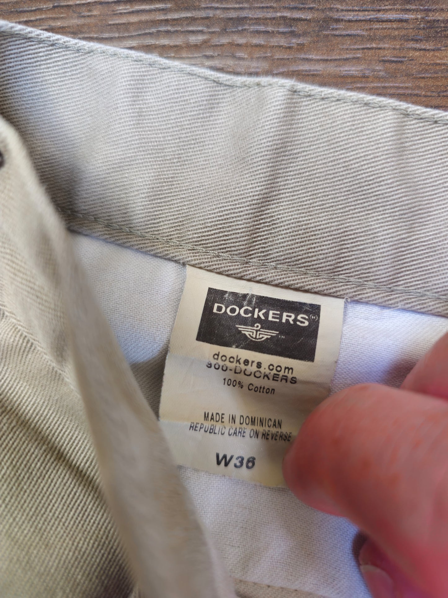 Men’s Khaki Dockers Chino Shorts - W36/L7 – Smart Casual Cotton Summer Shorts
