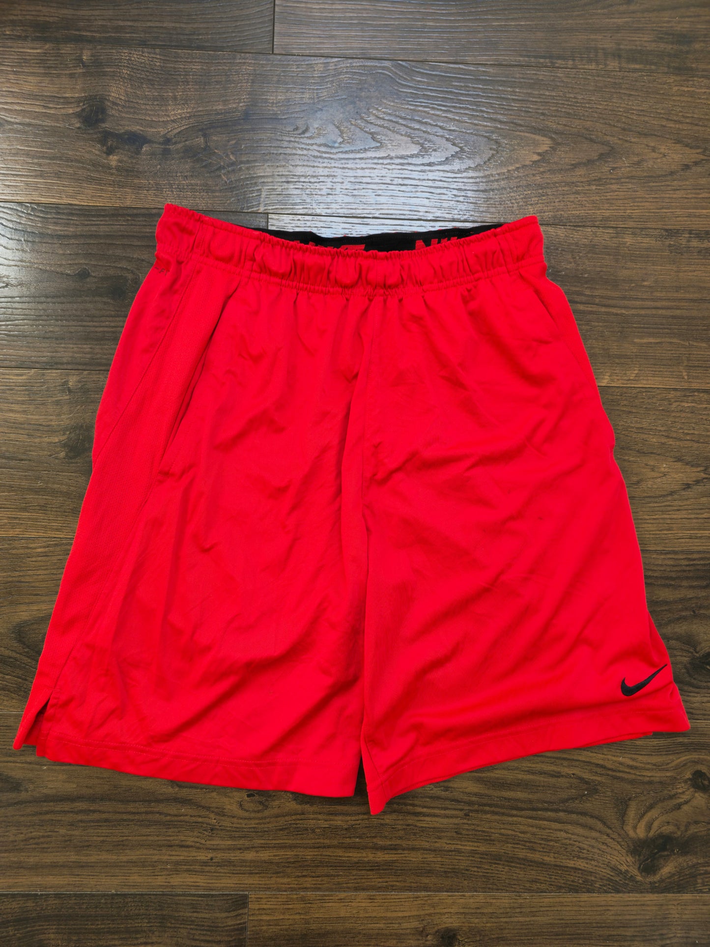 Nike Red Dri-Fit Activewear Shorts - M/Medium