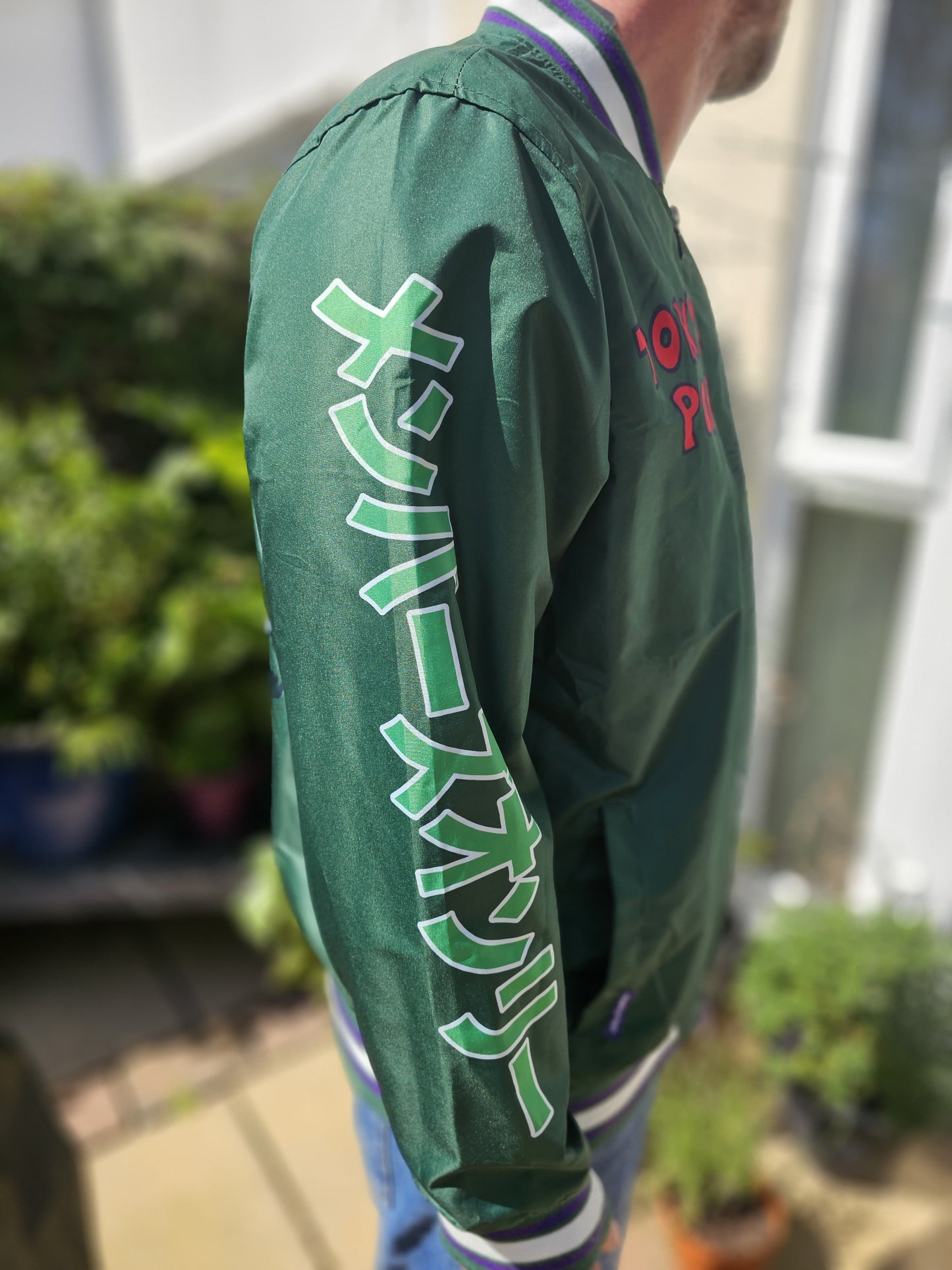 Keith Haring X Members Only Tokyo Pop Japan Full Zip Bomber Jacket - L/Large