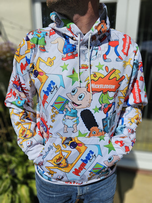Rare Members Only X Nickelodeon Pullover Hoodie - L/Large