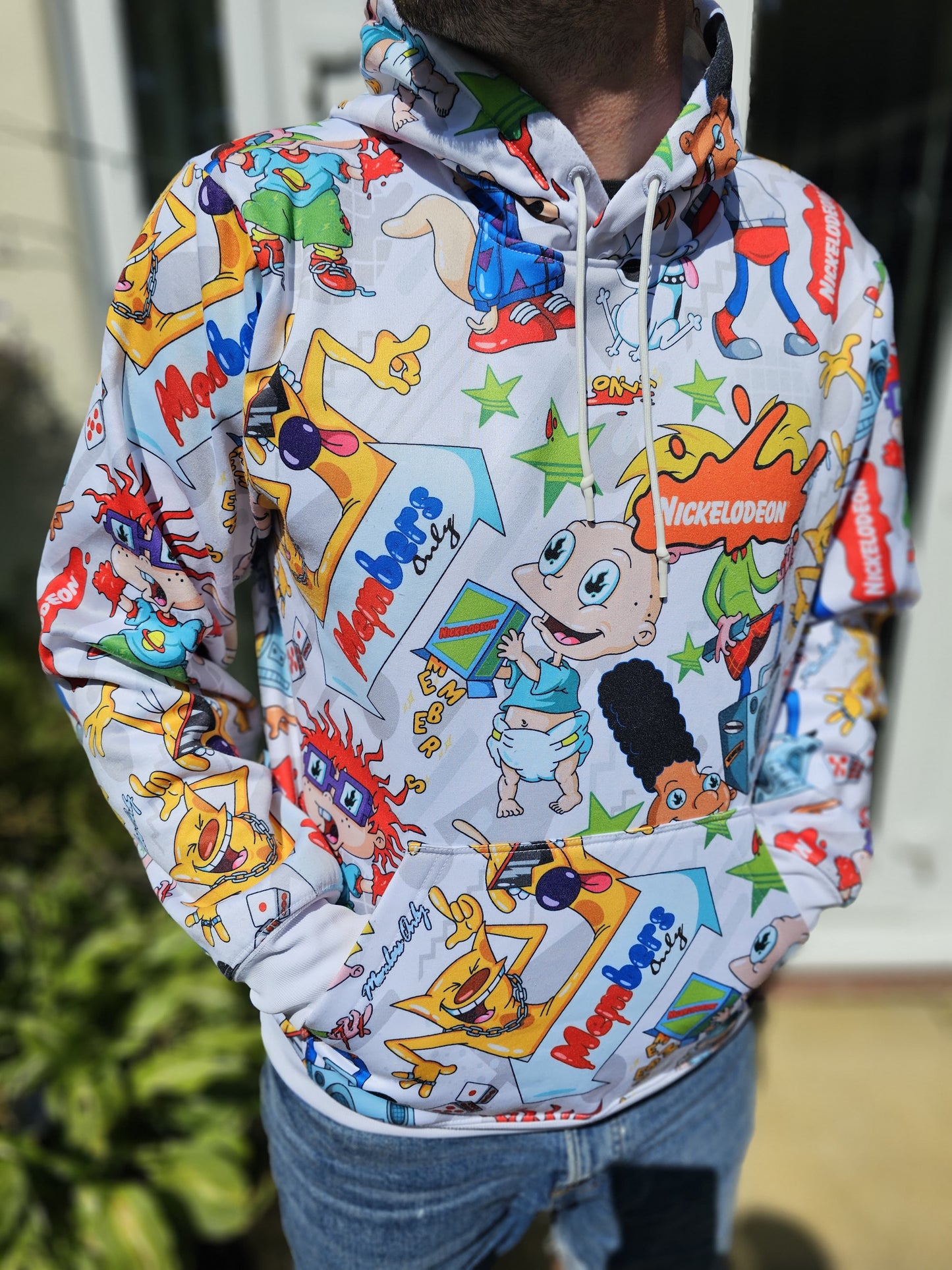 Rare Members Only X Nickelodeon Pullover Hoodie - L/Large