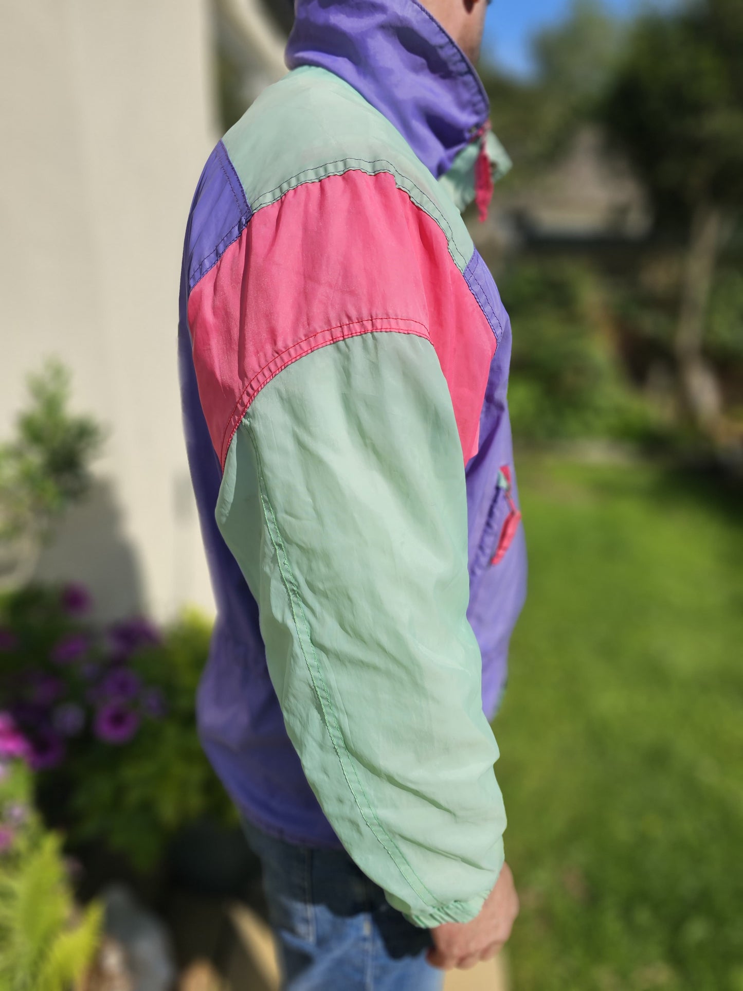 Vintage Kappa Full Zip Multicolour Track Style Jacket - S/Small