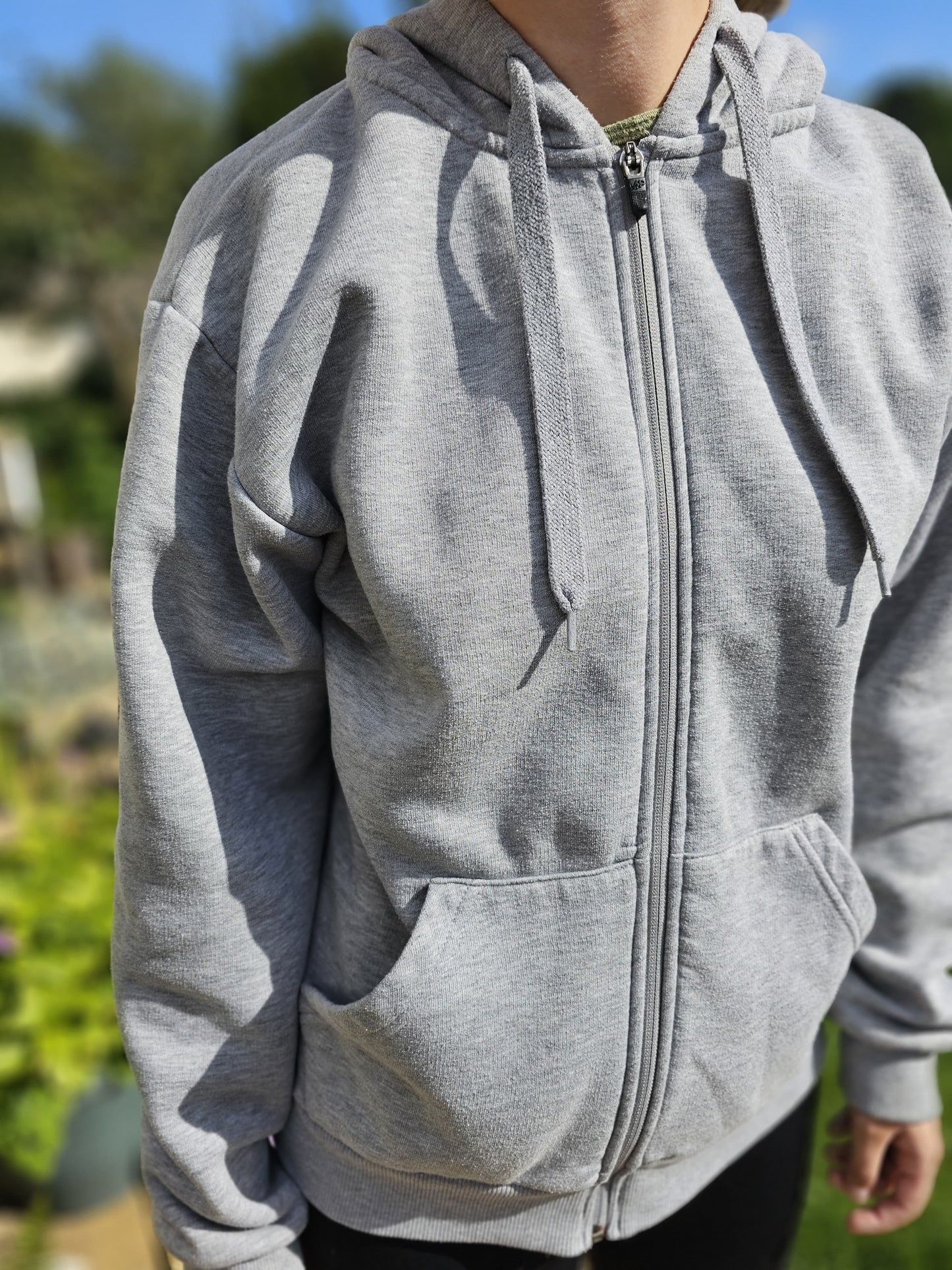 MP My Protein Activewear Full Zip Grey Hoodie Sweatshirt Jacket - M/Medium