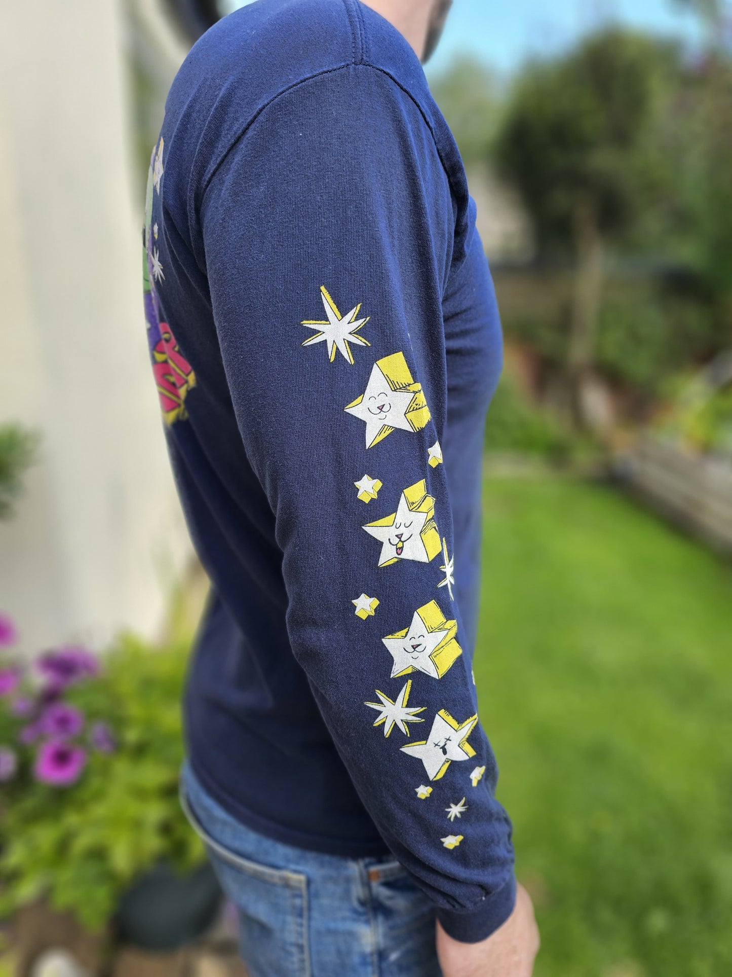 Ripndip Unisex Long Sleeve 'Star Gazer Long Sleeve T-Shirt - M/Medium