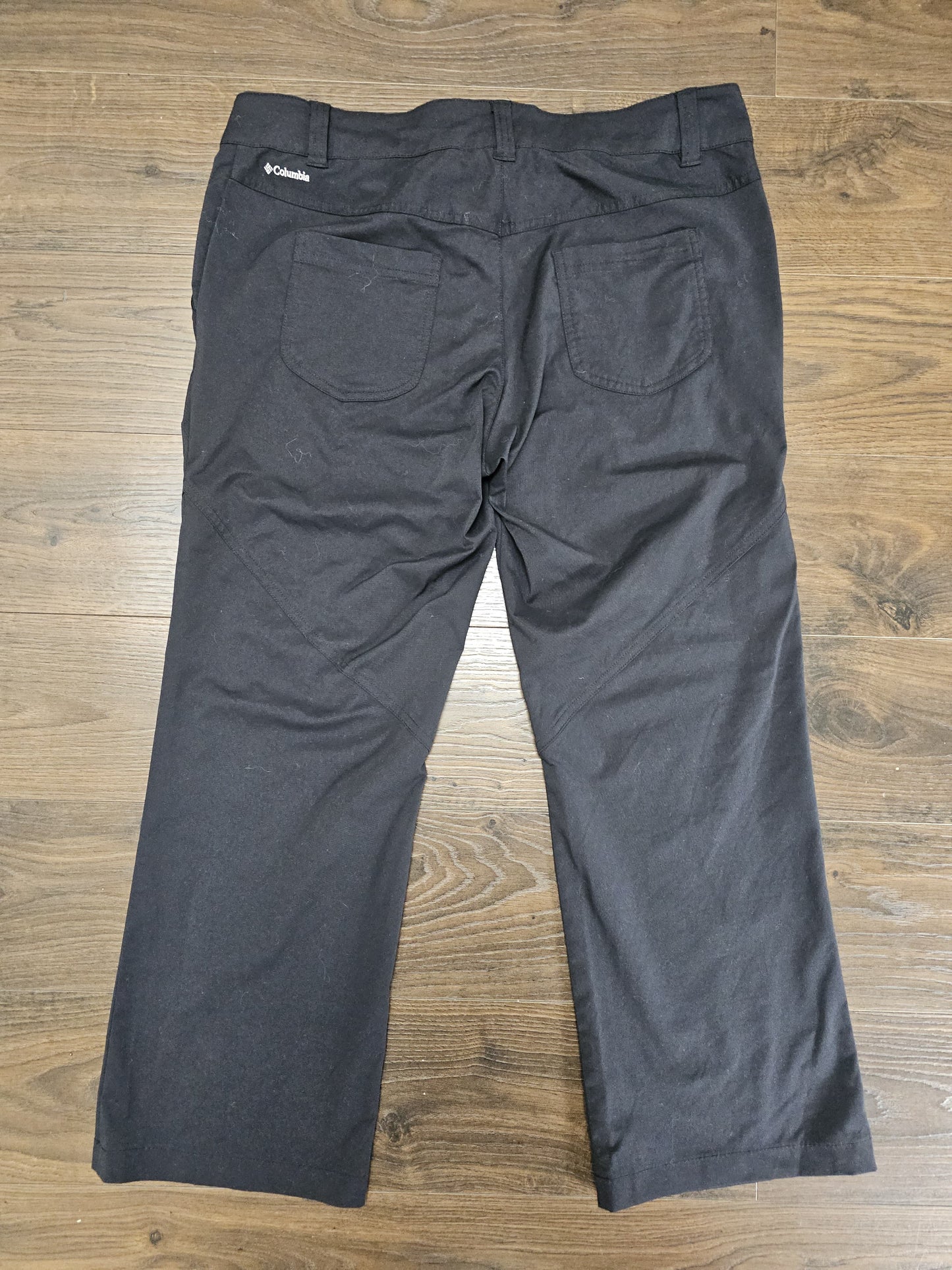 Columbia Omni-Shield Black Walking Pants/Trousers - 12/Regular W35/L26