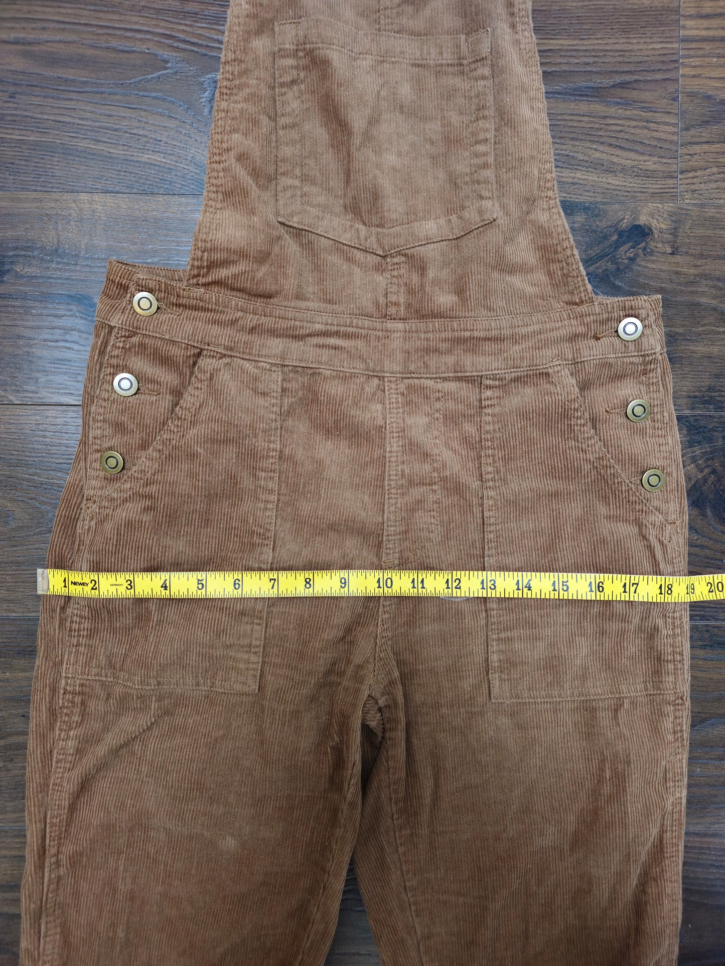 Passenger Brown Corduroy Dungarees - S/Small