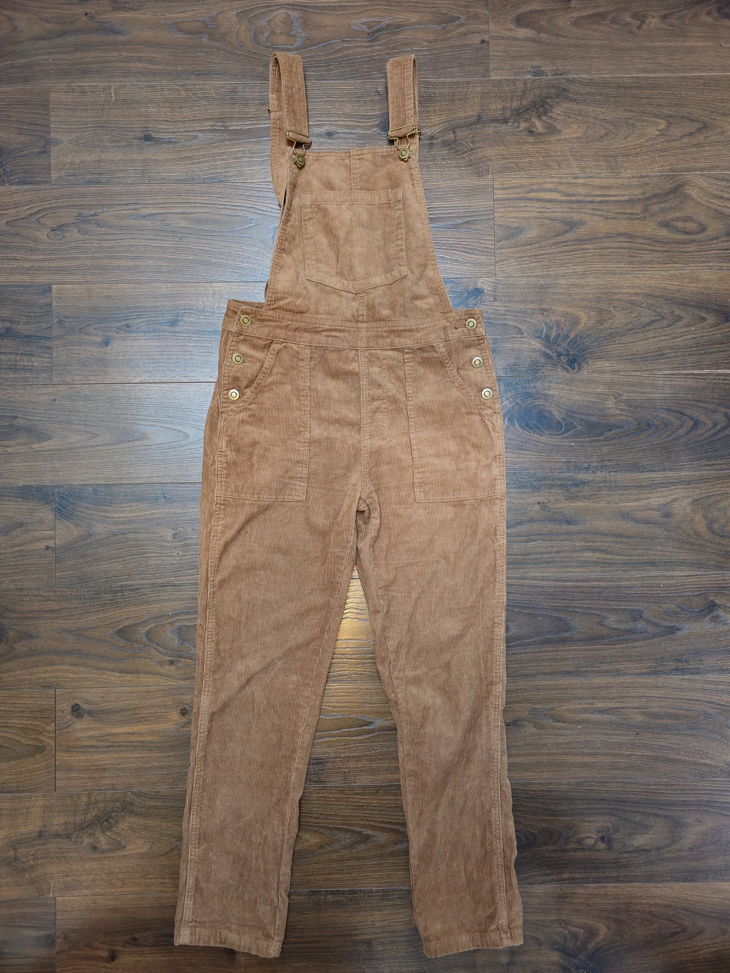 Passenger Brown Corduroy Dungarees - S/Small