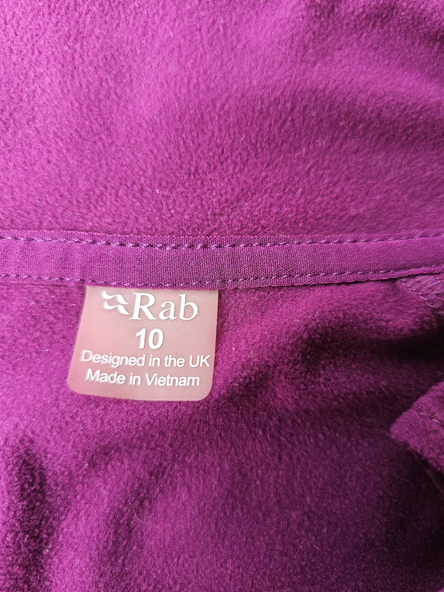 Rab Long Sleeve Half Zip Base/Light Mid Layer Top - UK 10/M/Medium