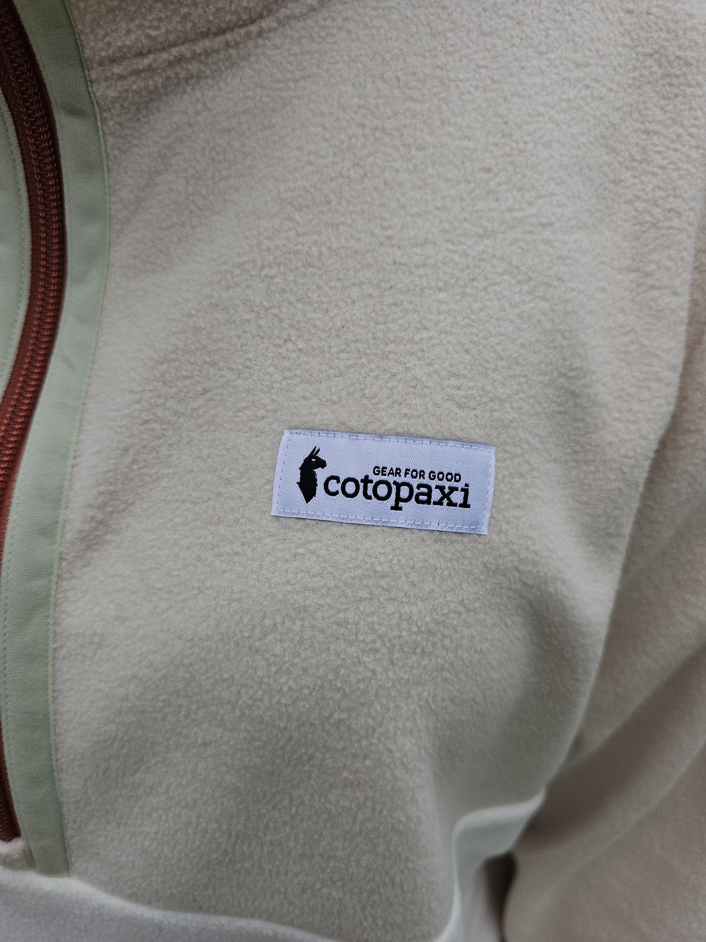 Cotopaxi 1/2 Zip Fleece Cream Pullover Jumper - NWT