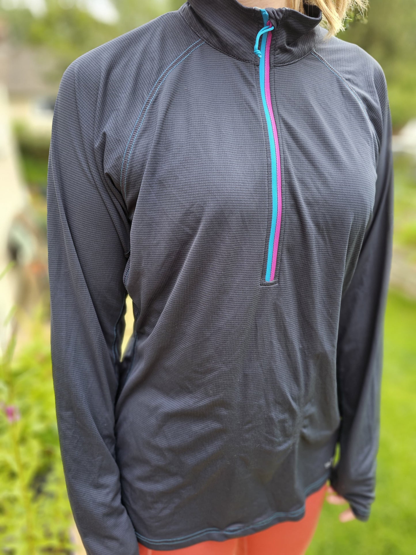 Rab Women's Interval Activewear Long Sleeve 1/2 Zip Top - UK 16
