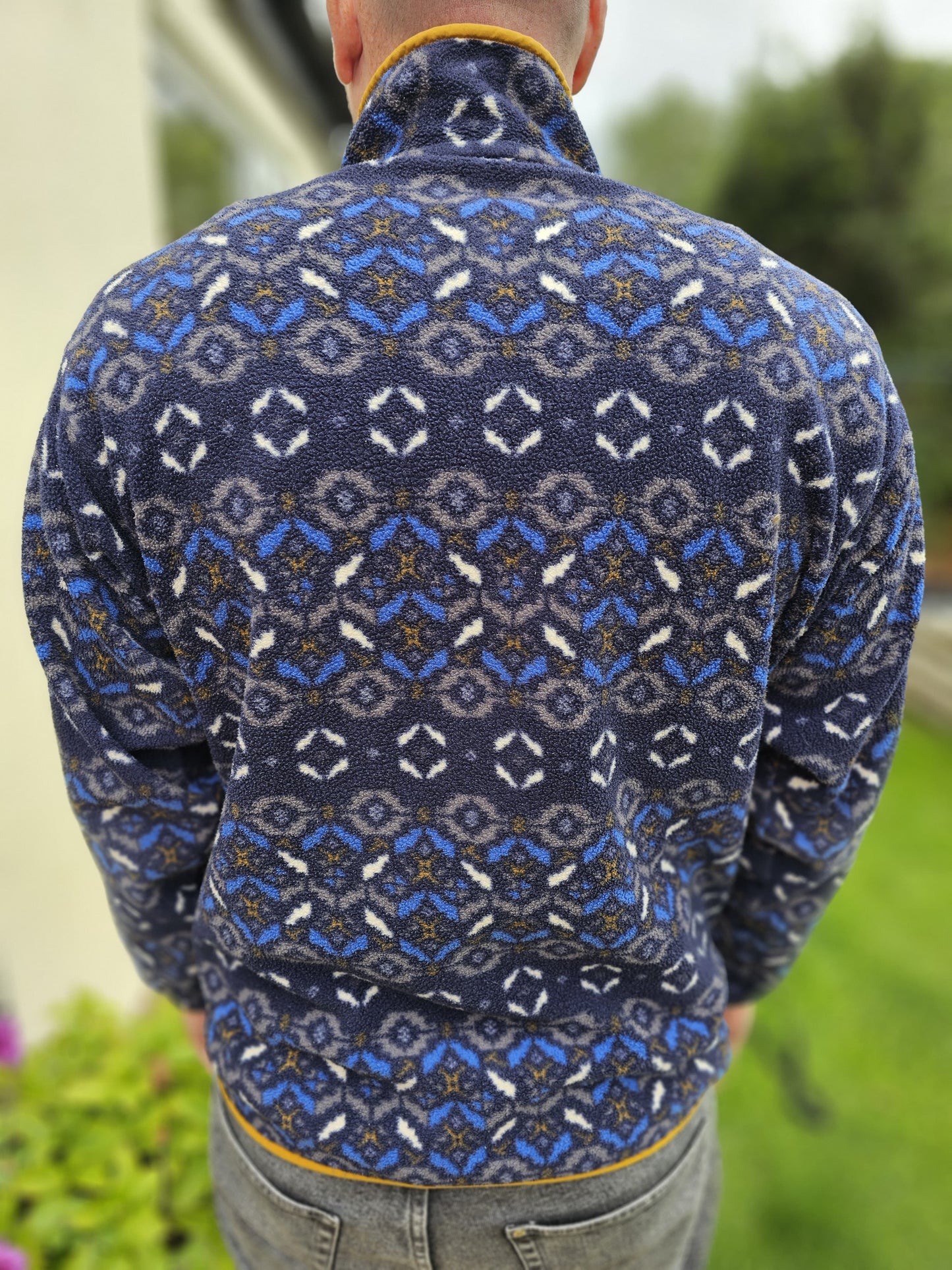 Patagonia Synchilla Pullover Snap Button Jumper - M/Medium