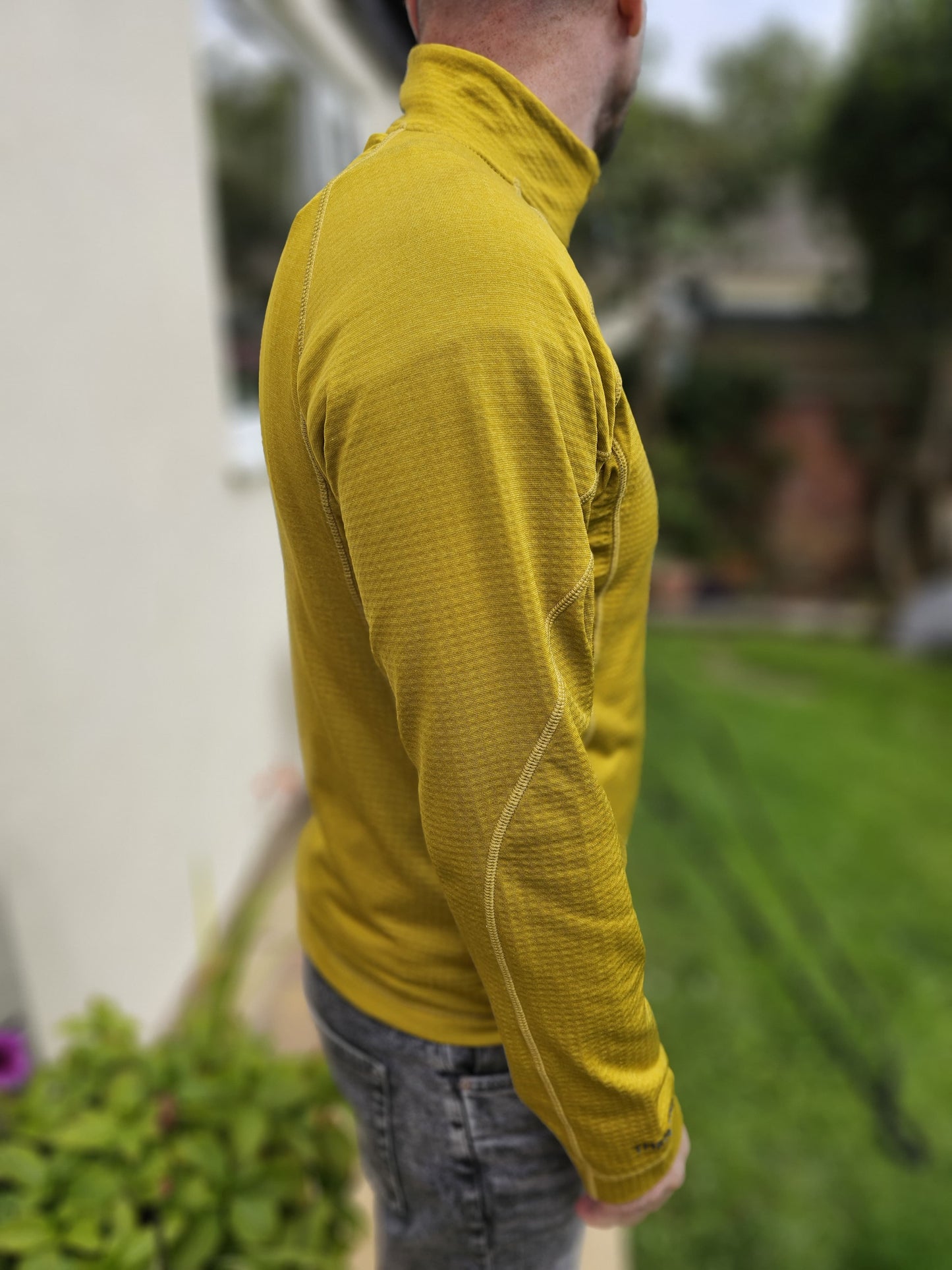 Mens Rab Dark Sulphur Pullover 1/2 Jumper/Mid Layer Fleece - M/Medium