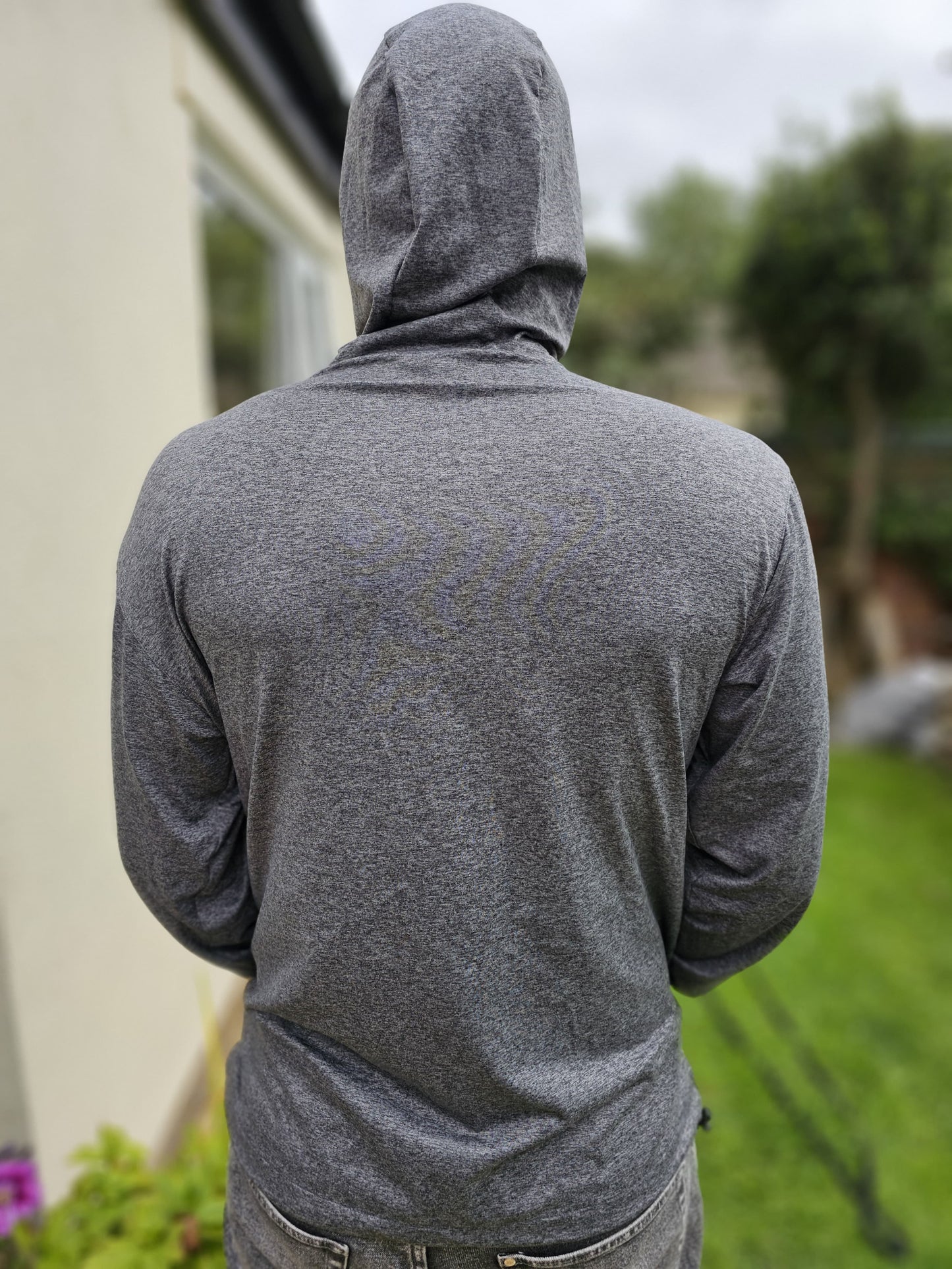 New Balance NB Grey Activewear Pullover 1/2 Zip Hoodie Jumper - M/Medium