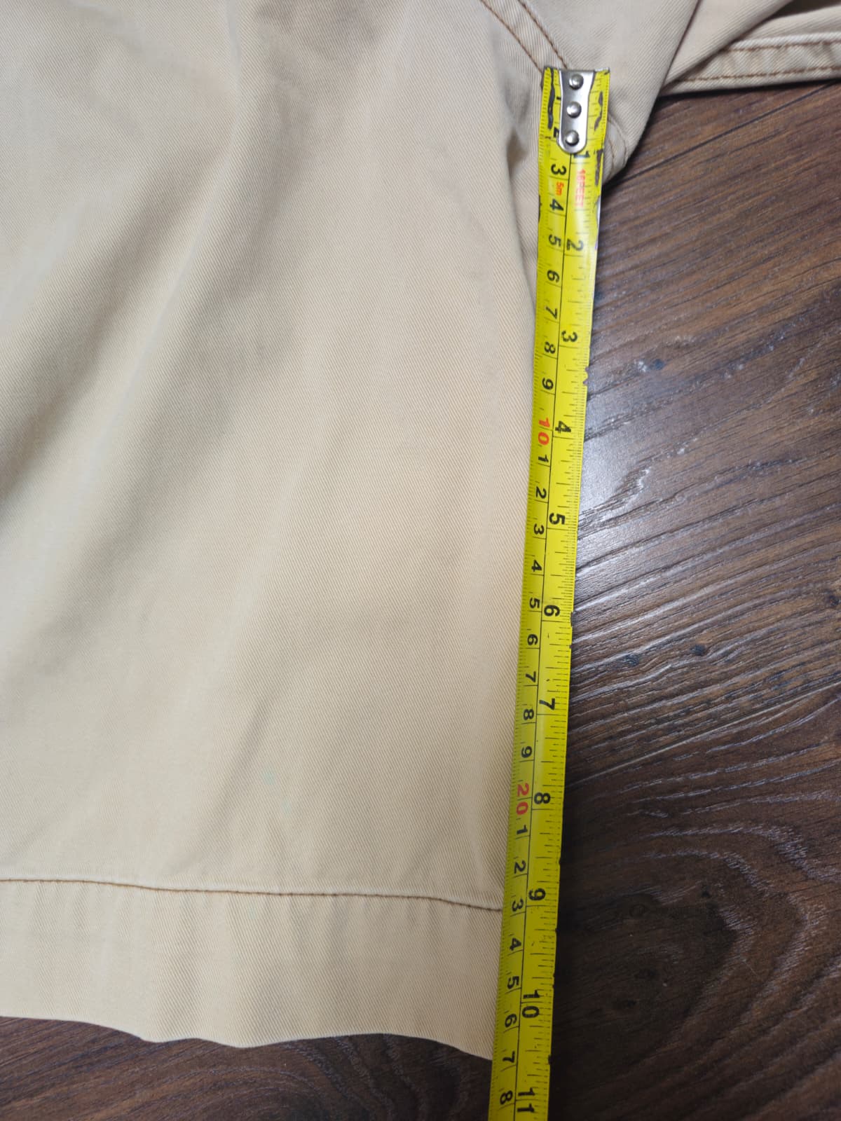Ralph Lauren Polo Beige Button Cargo Shorts - W36/L10.5