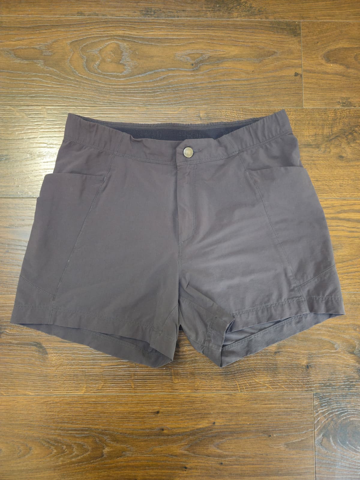 RAB Womens Grey Hiking Activewear Button Shorts - UK 10