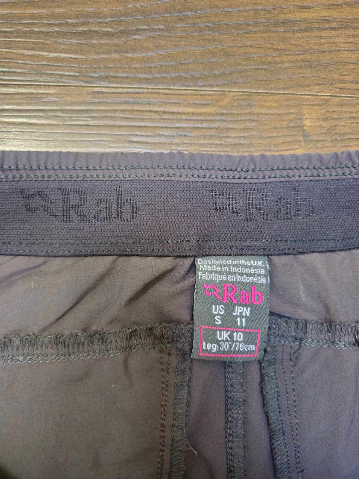 RAB Womens Grey Hiking Activewear Button Shorts - UK 10