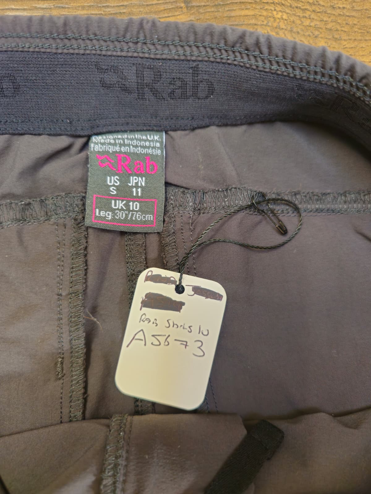 RAB Womens Grey Hiking Activewear Button Shorts - UK 10