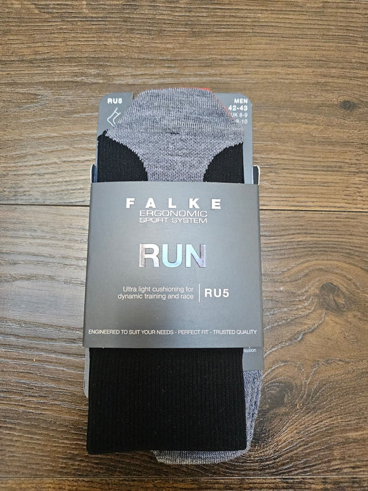 Mens FALKE Running Ultra Light Cushioning Activewear Socks - UK-8-9 EU-42/43