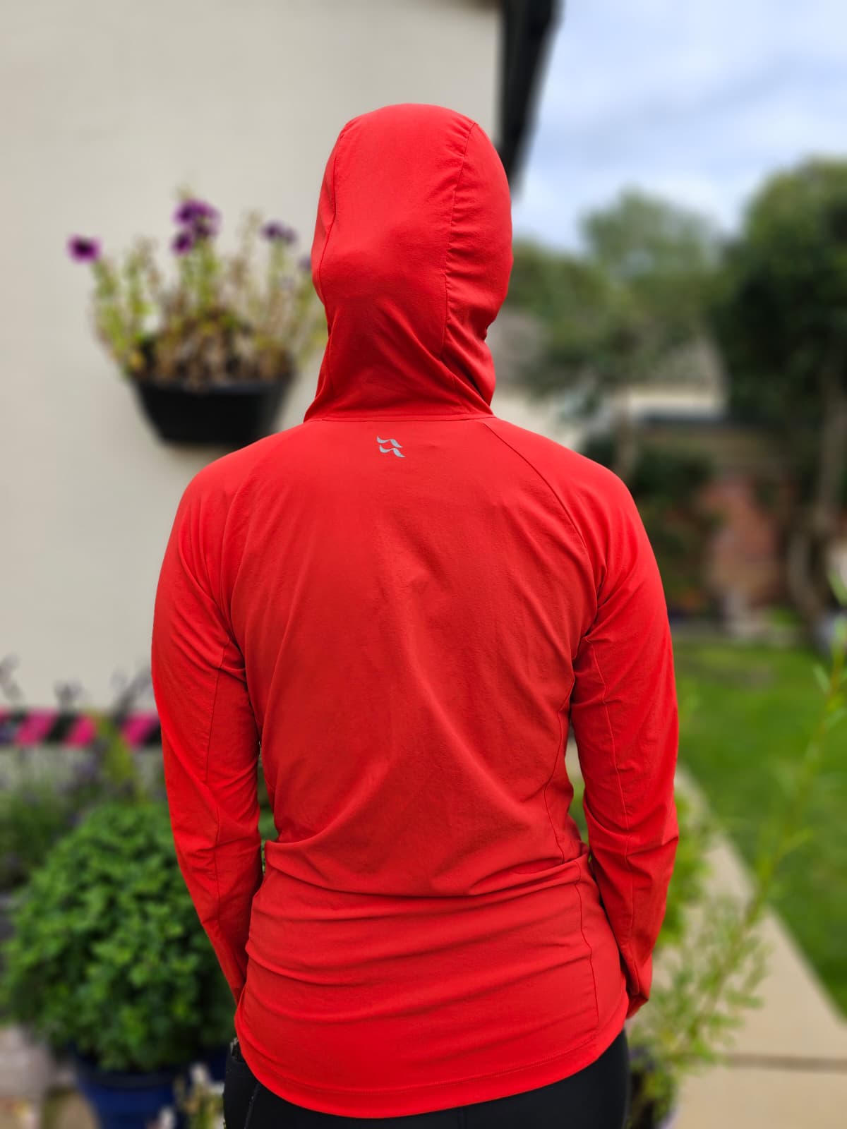 Rab Borealis Red Soft Shell Style Full Zip Hooded Climbing Jacket - S/UK 8