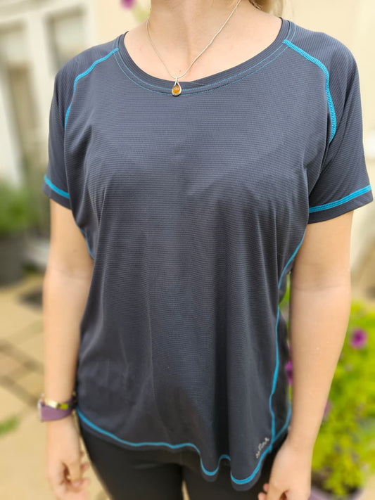 Rab Technical Activewear Short Sleeve Navy T-Shirt - UK 16