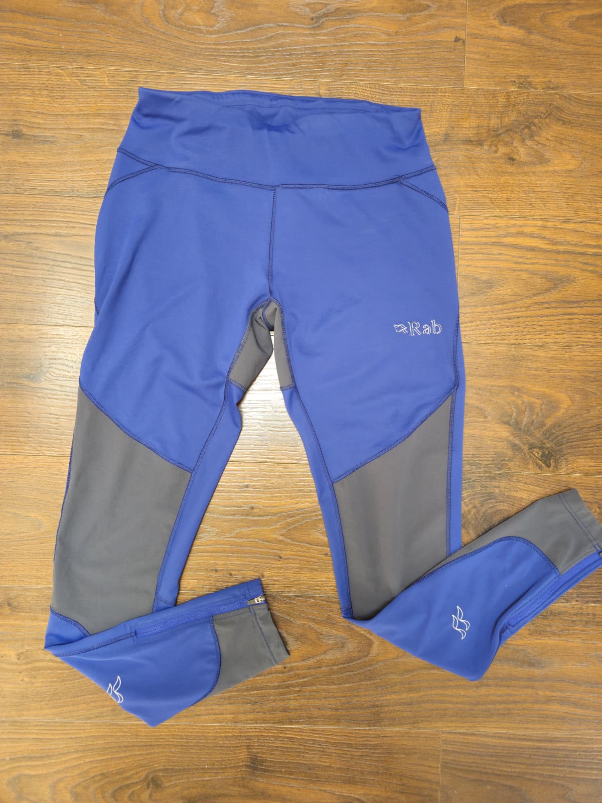 Rab Womens Technical Activewear/Hiking Leggings Tights Navy/Grey - 10