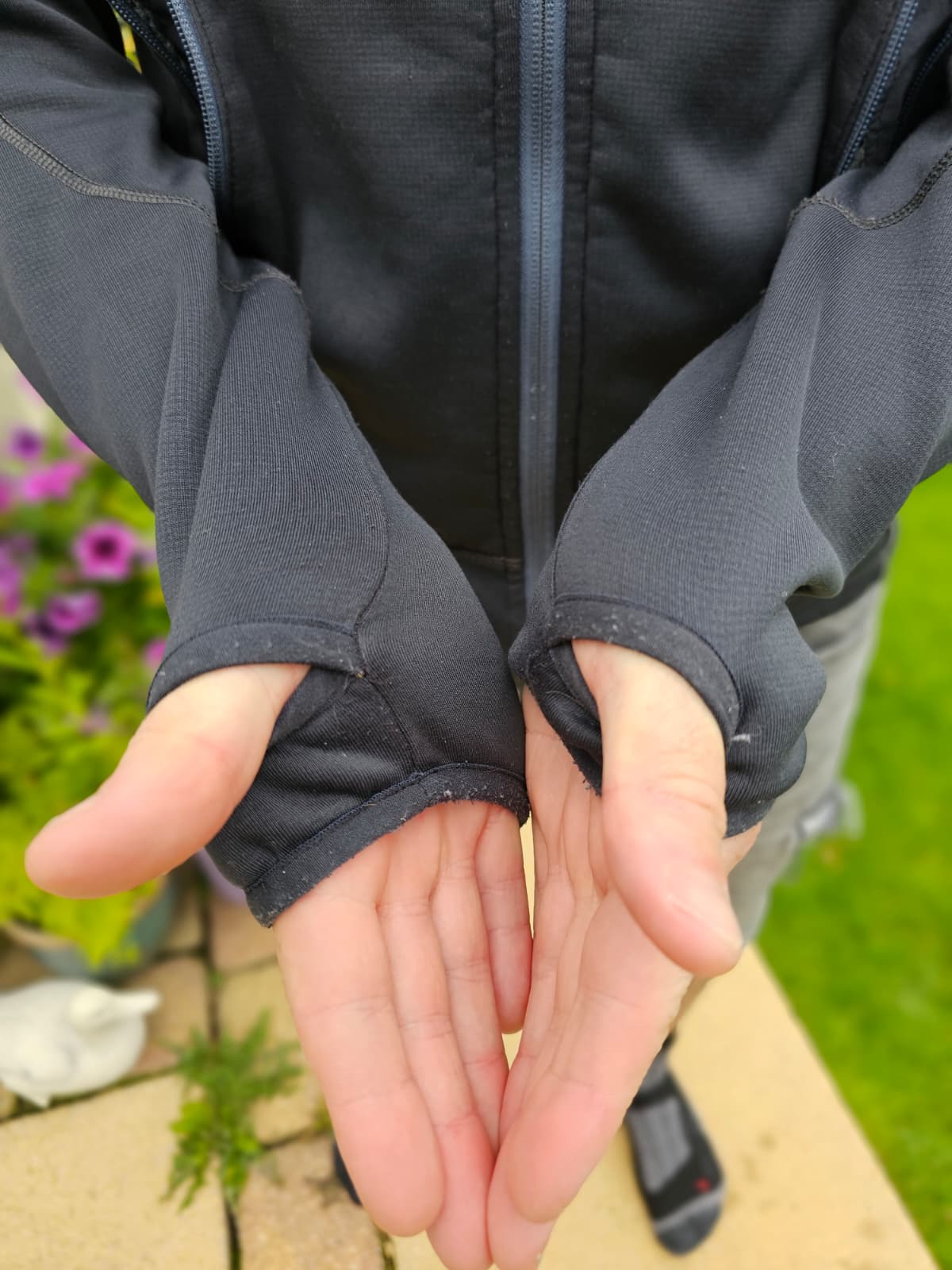 Rab Technical Polartec Windbreaker Fleece Full Zip Hoodie Wind Pro Jacket - M/Medium