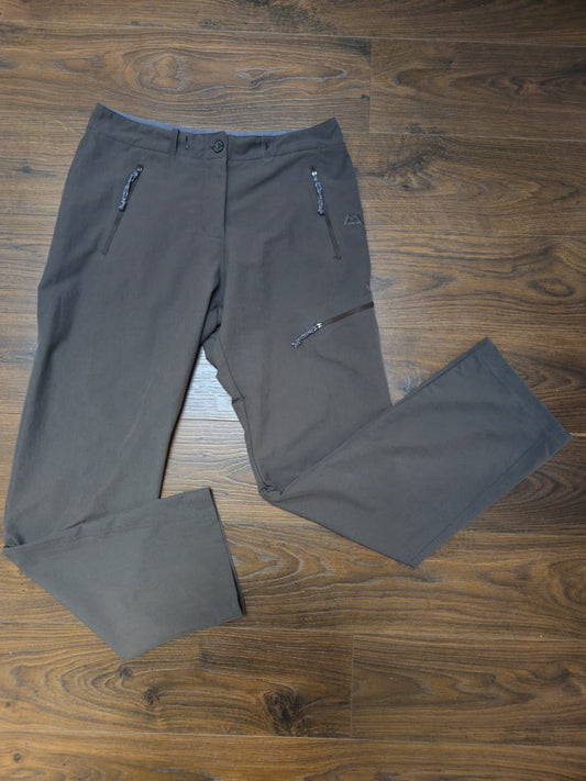 Womens Mountain Equipment Grey Hiking Outdoor Activewear Trousers - M/Medium/12