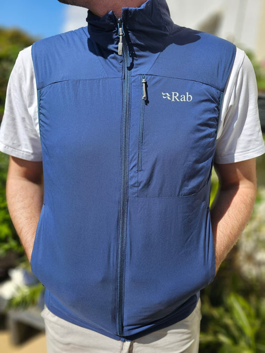 Rab Xenair Primaloft Pertex Quantam Air Sleeve Jacket Vest/Gilet - M/Medium