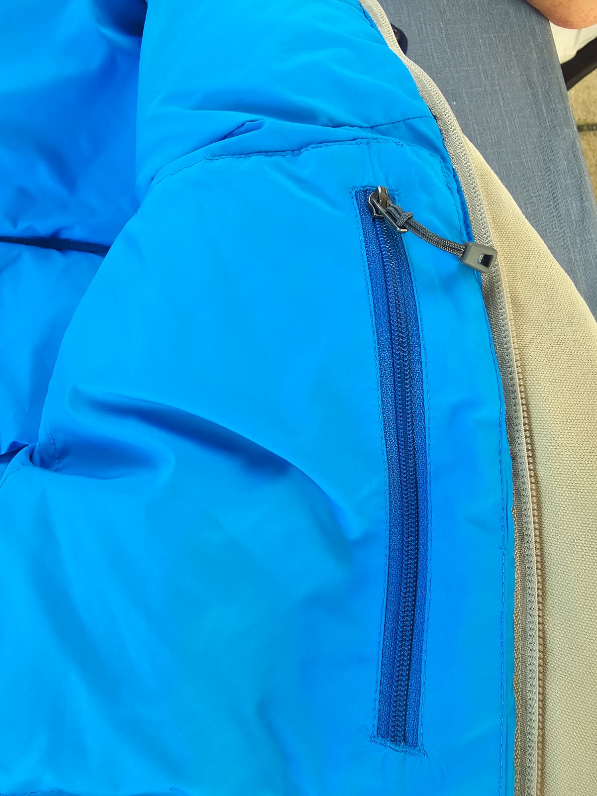 Patagonia Mens Bivy Down Vest Ash Tan Gilet/Body Warmer - L/Large
