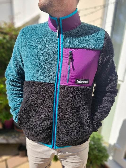 Timberland Full Zip Sherpa/Borg Fleece Jacket - M/Medium