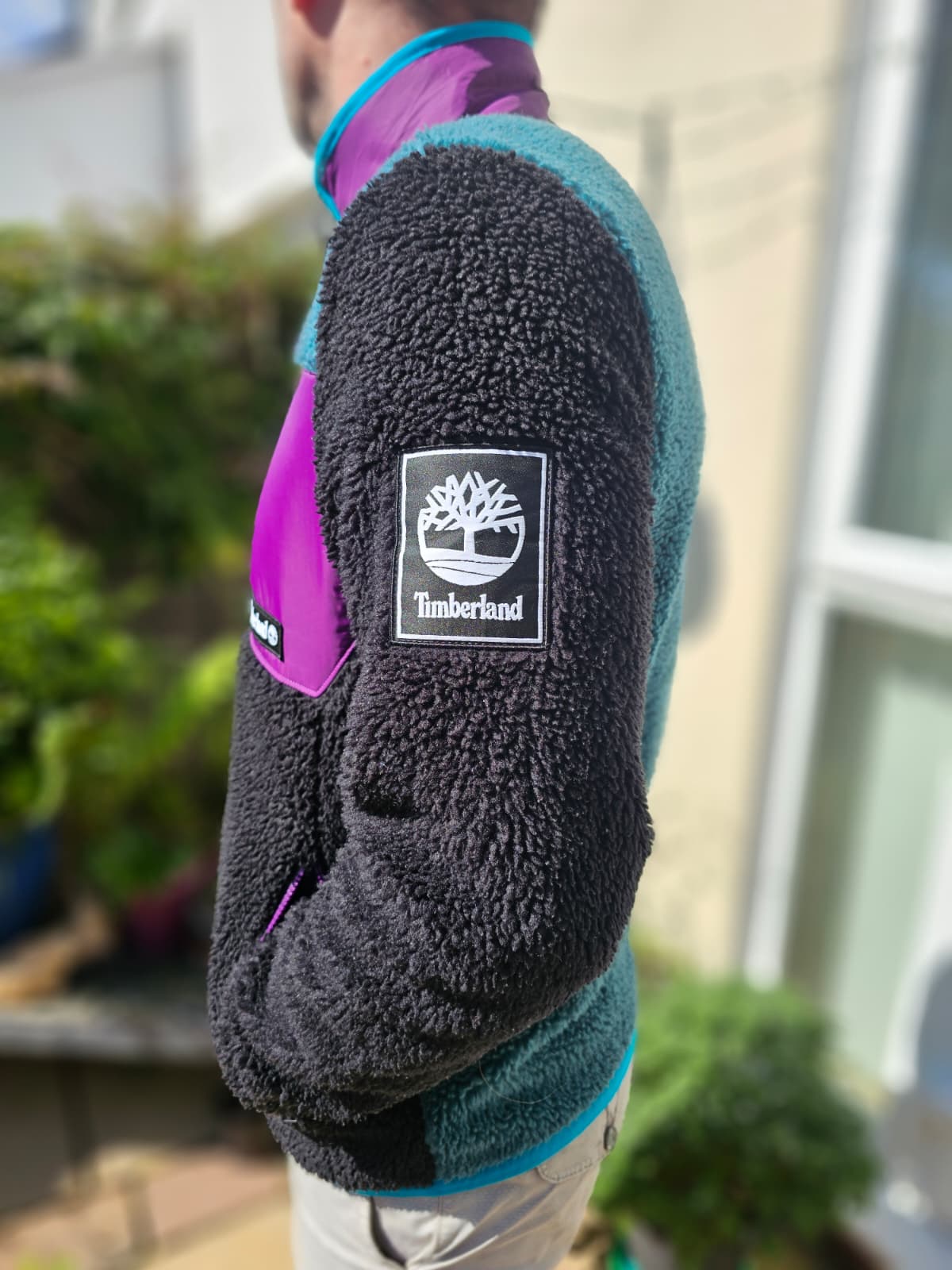 Timberland Full Zip Sherpa/Borg Fleece Jacket - M/Medium