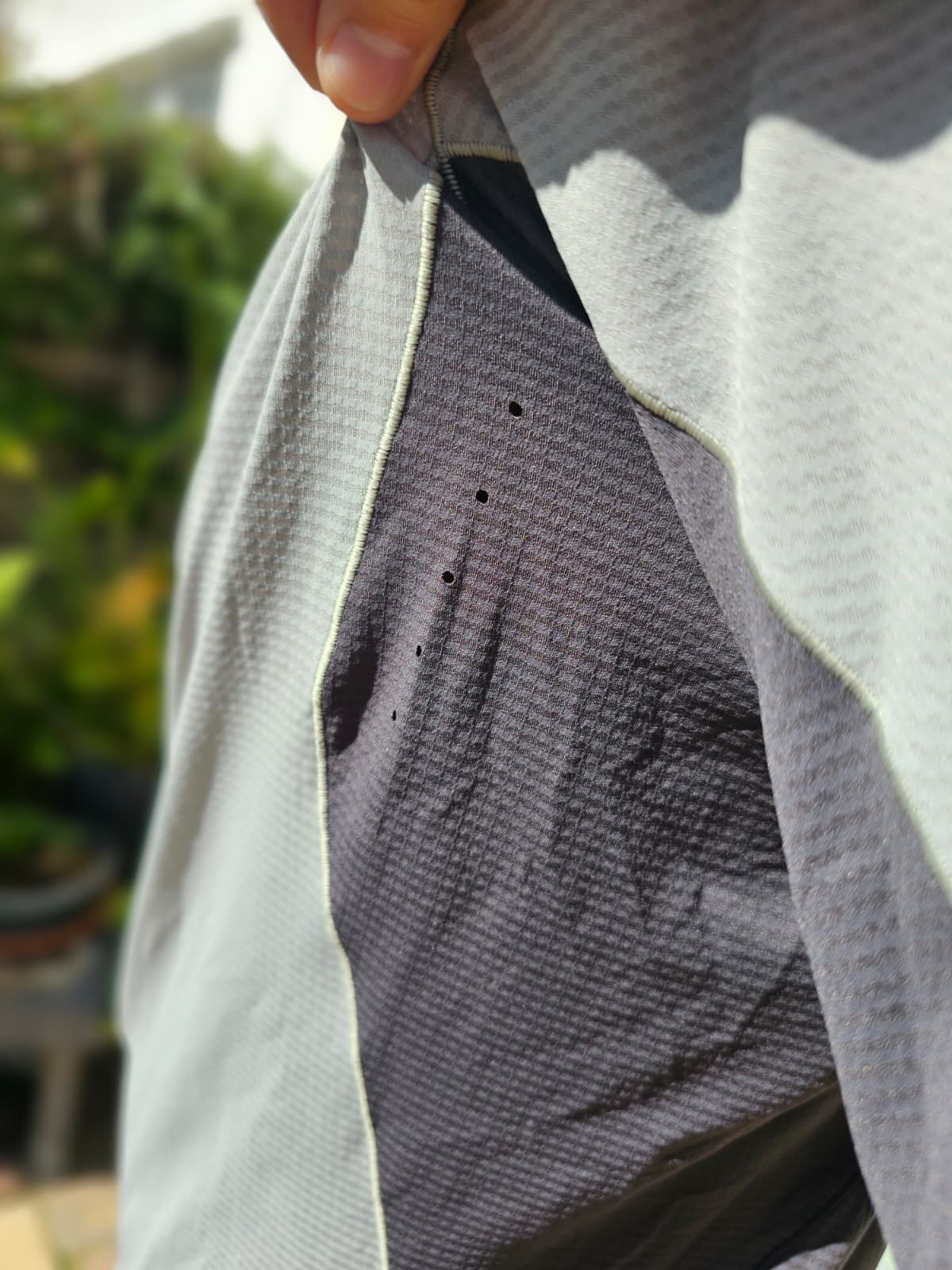 Mens Rab Grey Ultra Light Base Layer Long Sleeve 1/2 Zip T-Shirt/Top - L/Large