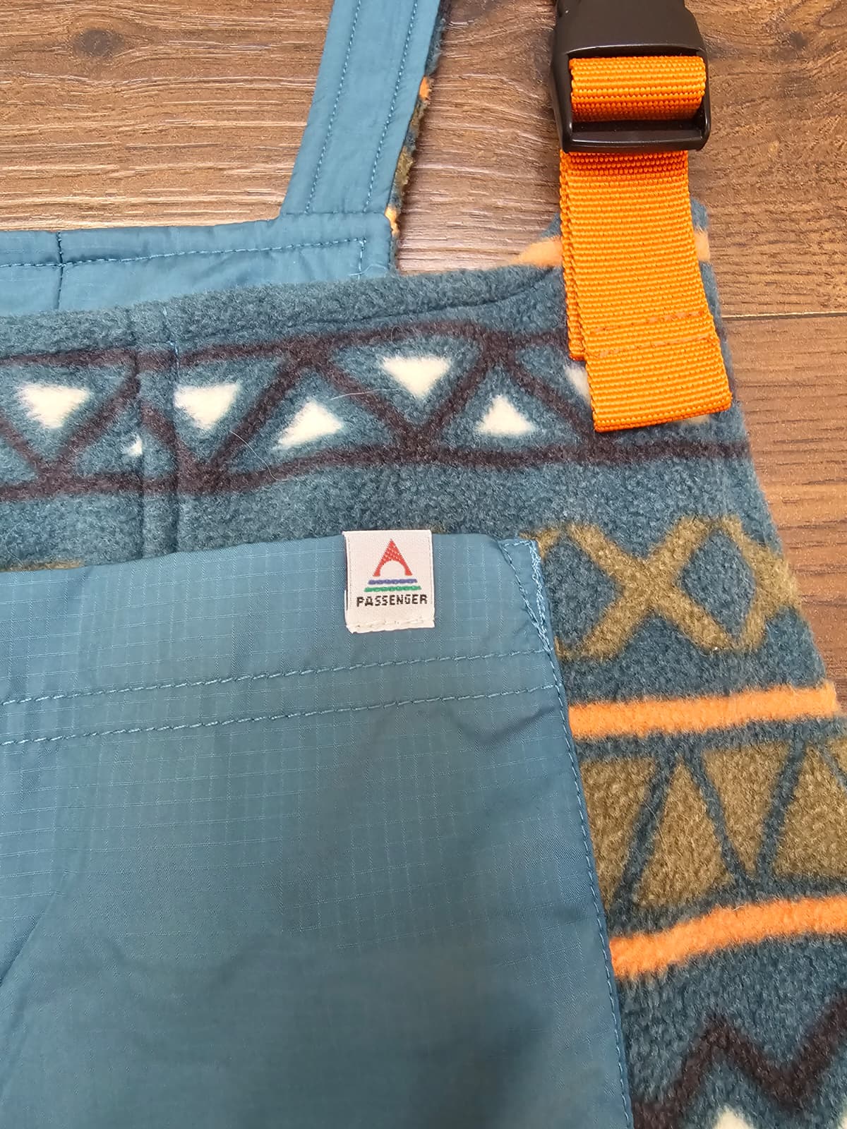 Passenger Aztec Print Polar Fleece Dungarees - S/Small